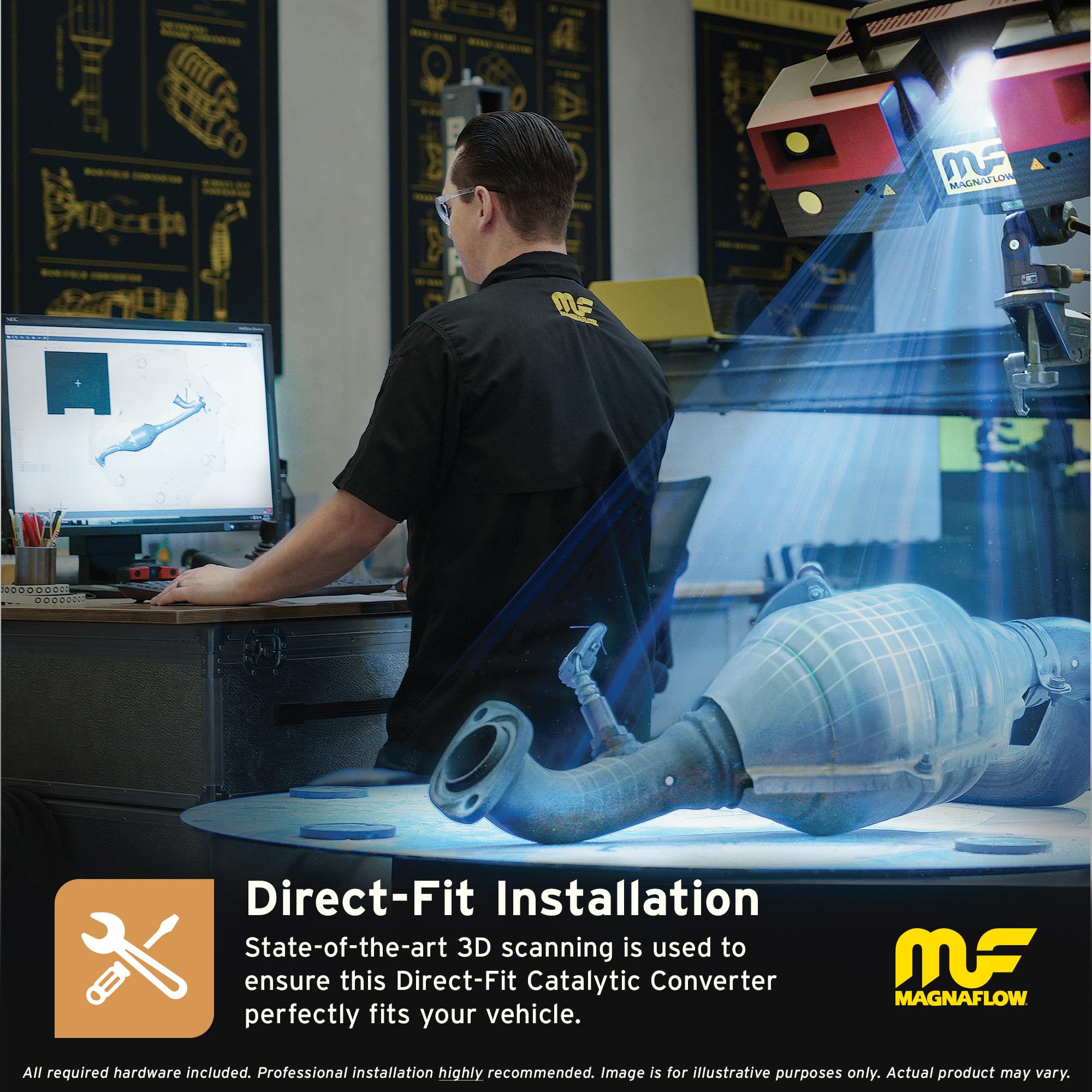 Magnaflow Catalytic Converter 93419: Hm Grade, Direct-Fit, For 1999-2006 Chevrolet Silverado 1500, For 2000-2006 Chevrolet Tahoe (Epa Compliant)