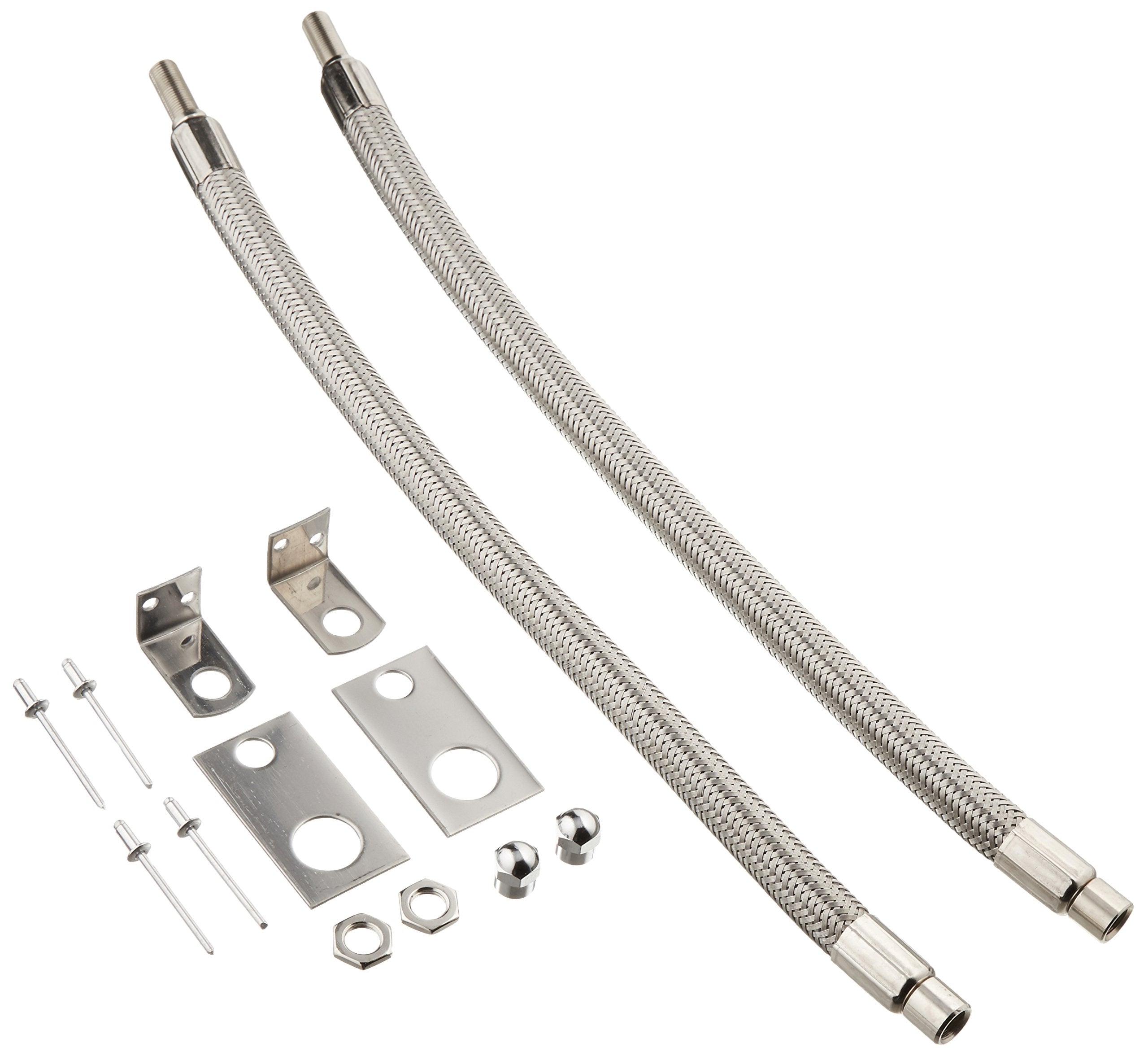 Wheel Masters 8002 Am2 Hose Extenders For 16''-19.5'' Wheel Liners & Covers - 2 Hose Kit, Hub Hole Mount