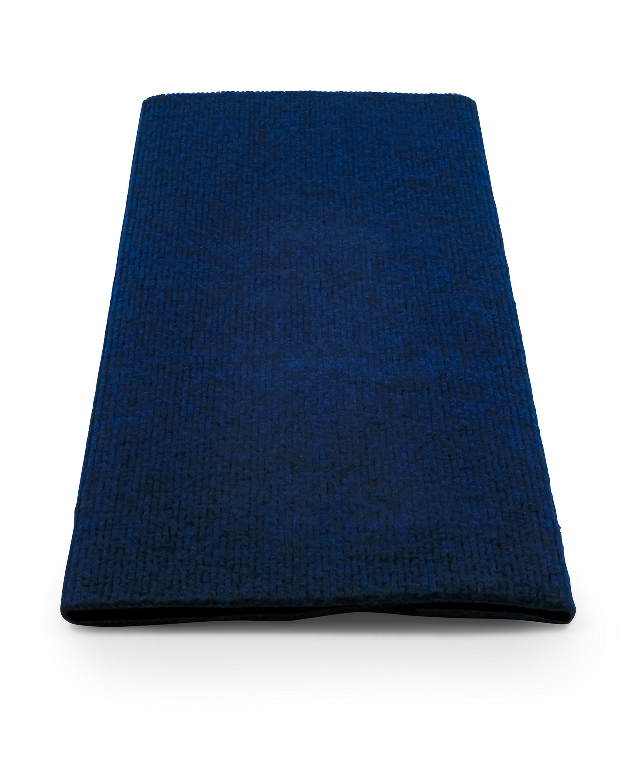 Camco 42910 Rv Step Rug (Premium Wrap Around, 100% Polyester (22'' X 23'') - Blue)