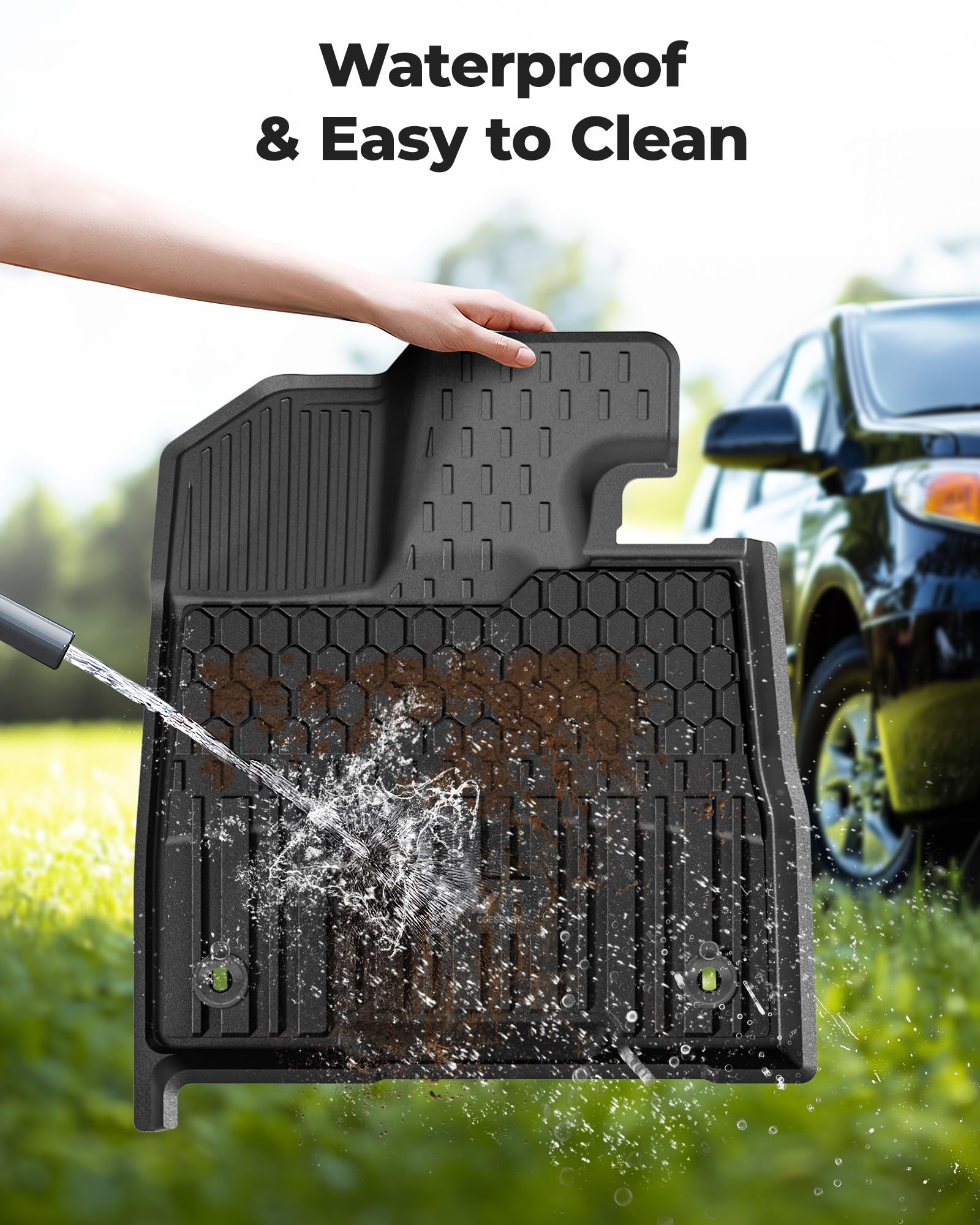 3W Floor Mats&Cargo Liner Fit Toyota Sienna 2021-2025, 2025(Only For 8 Seat), Tpe All Weather Custom Fit Floor Liner For Sienna