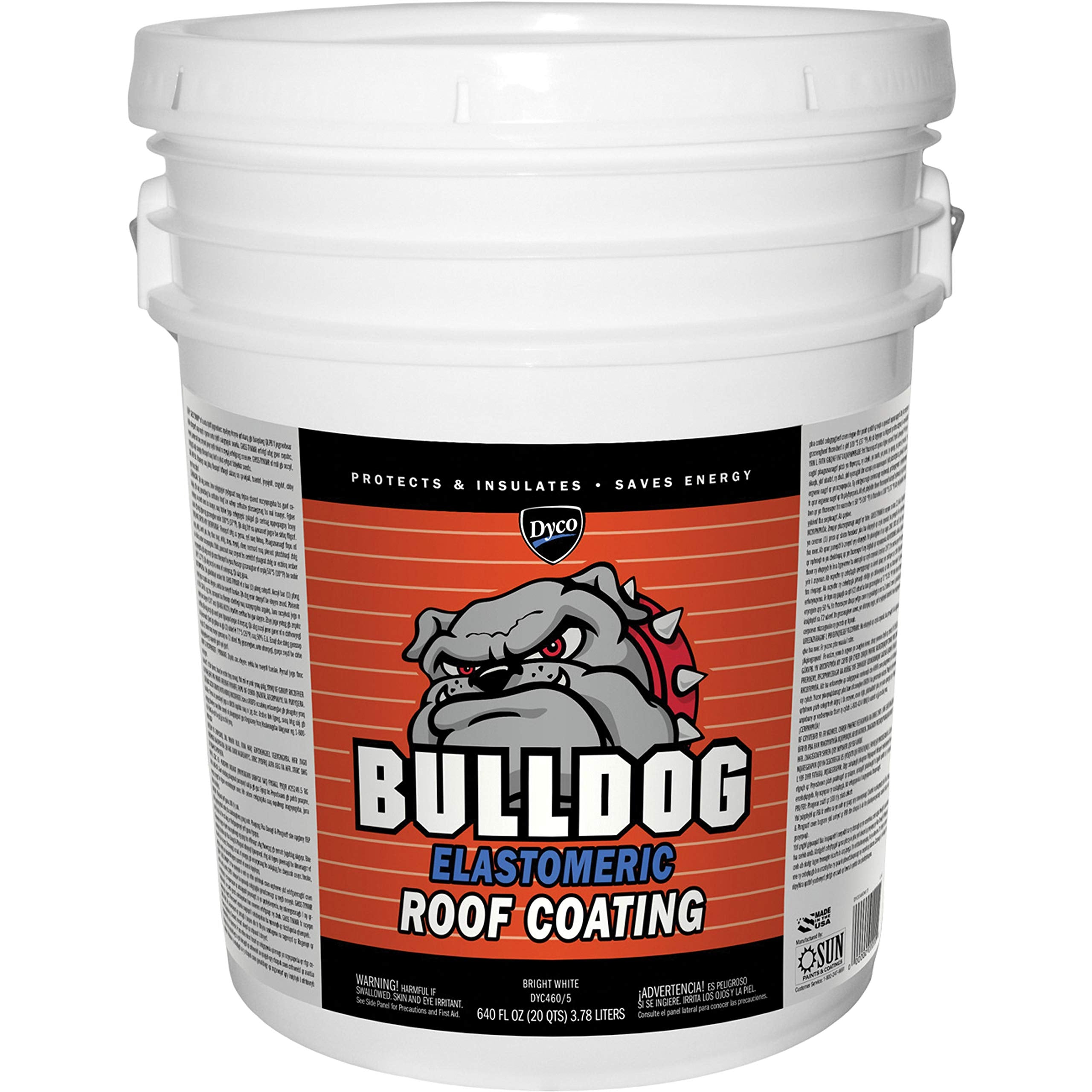 Dyco Paints 460/5 Bulldog Elastomeric White 5 Gal