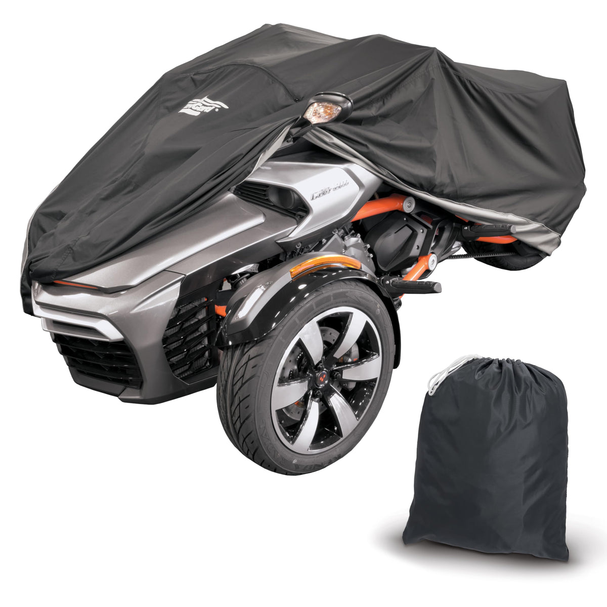 UltraGard 4-476BC Can Am 2015+ F3/F3T/F3S Cover Weather Water Resistant Full Cover Reflective Logo Exhaust Heat Shield Protectio