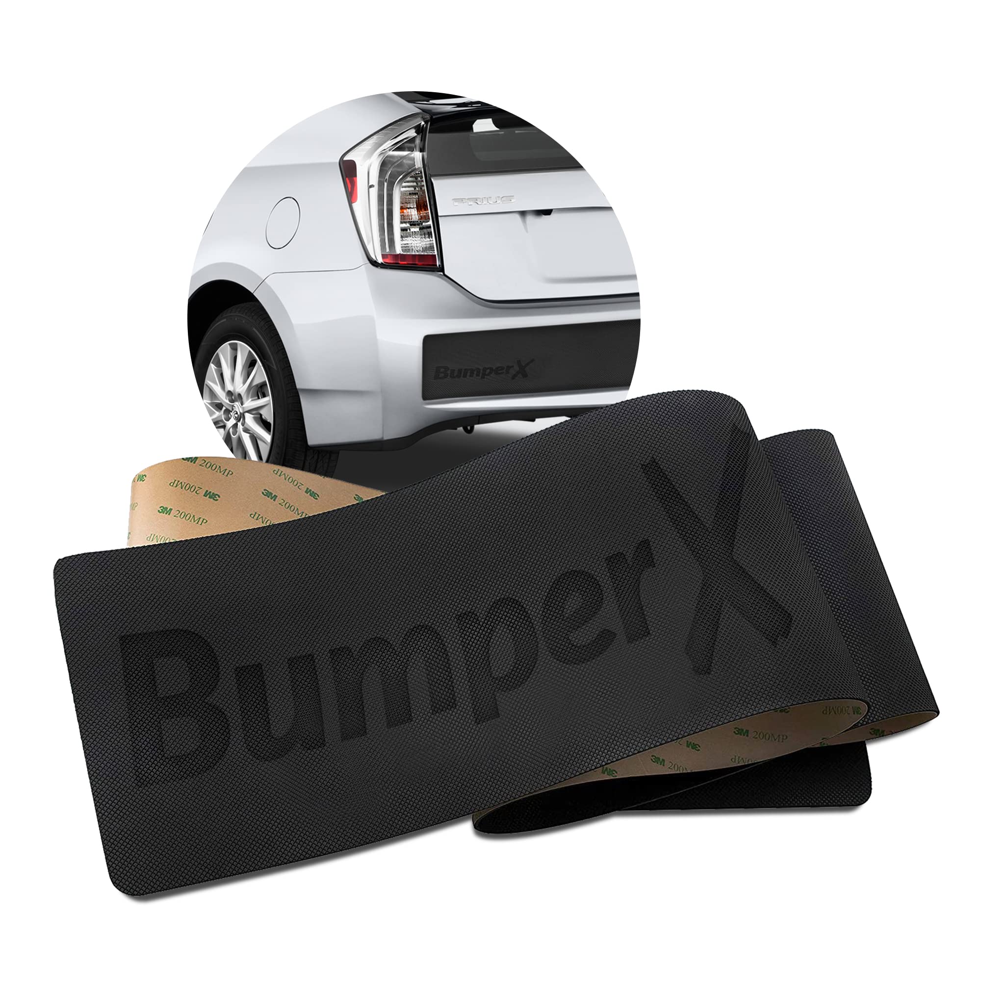 Car Rear Bumper Guard, Diy Peel & Stick On Car Bumper Protector, Adhesive Bumper Protector For Cars, Tough Rubber Protective Str