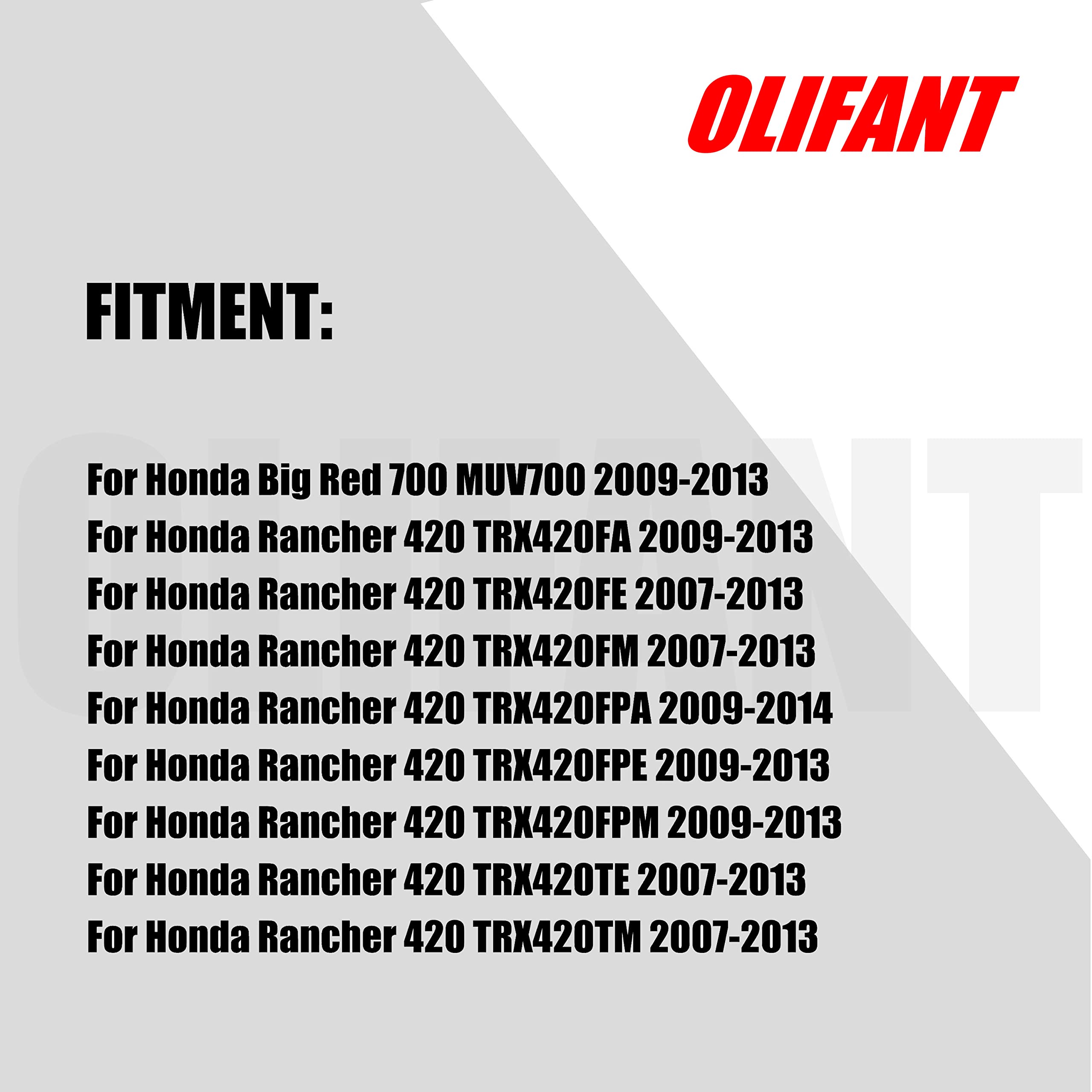 OLIFANT Voltage Regulator Rectifier for Honda Rancher 420 & Big Red 700 MUV700 (2007-2013) - TRX420 Series - 31600-HP5