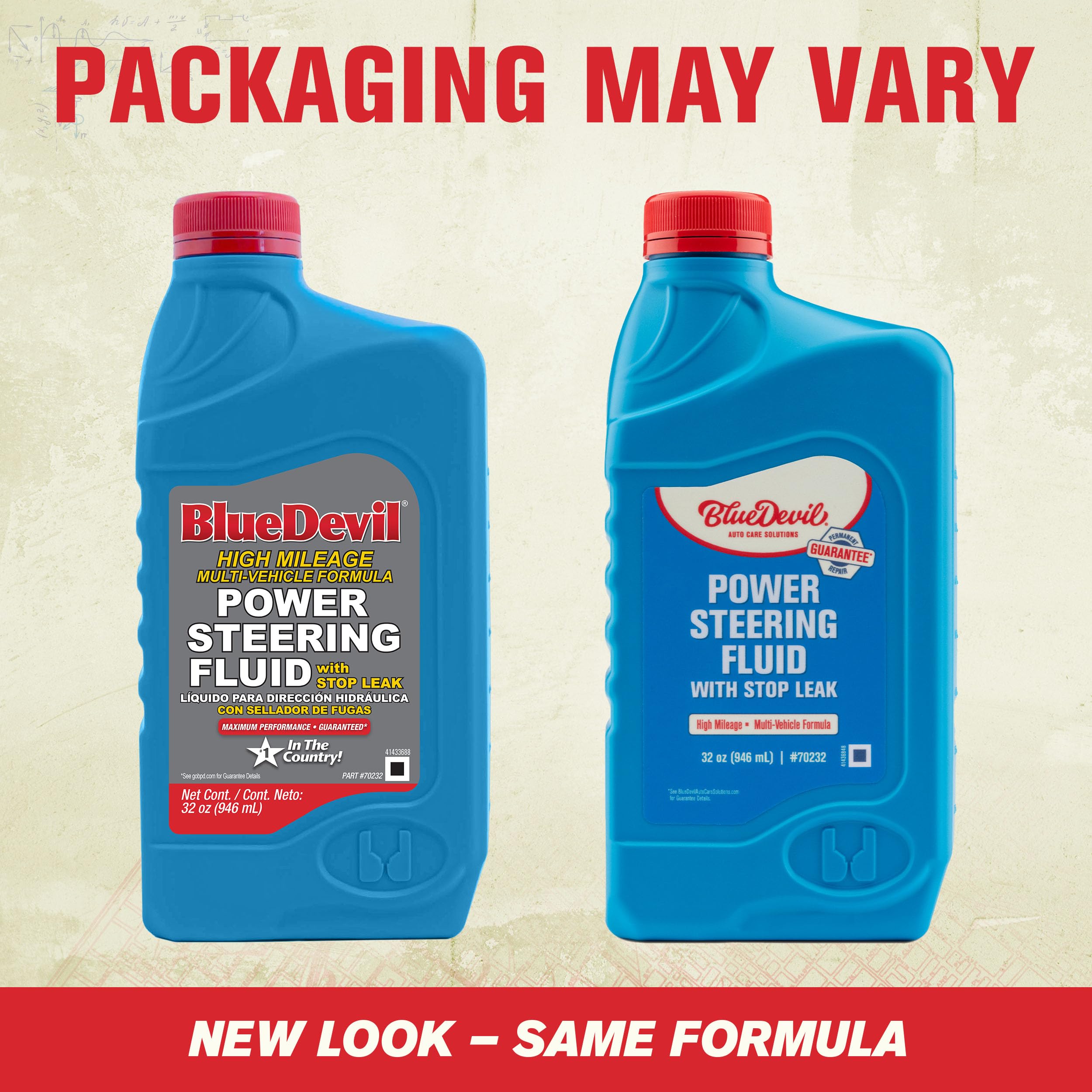 BlueDevil Products Power Steering Fluid w/Stop Leak - 1 Quart