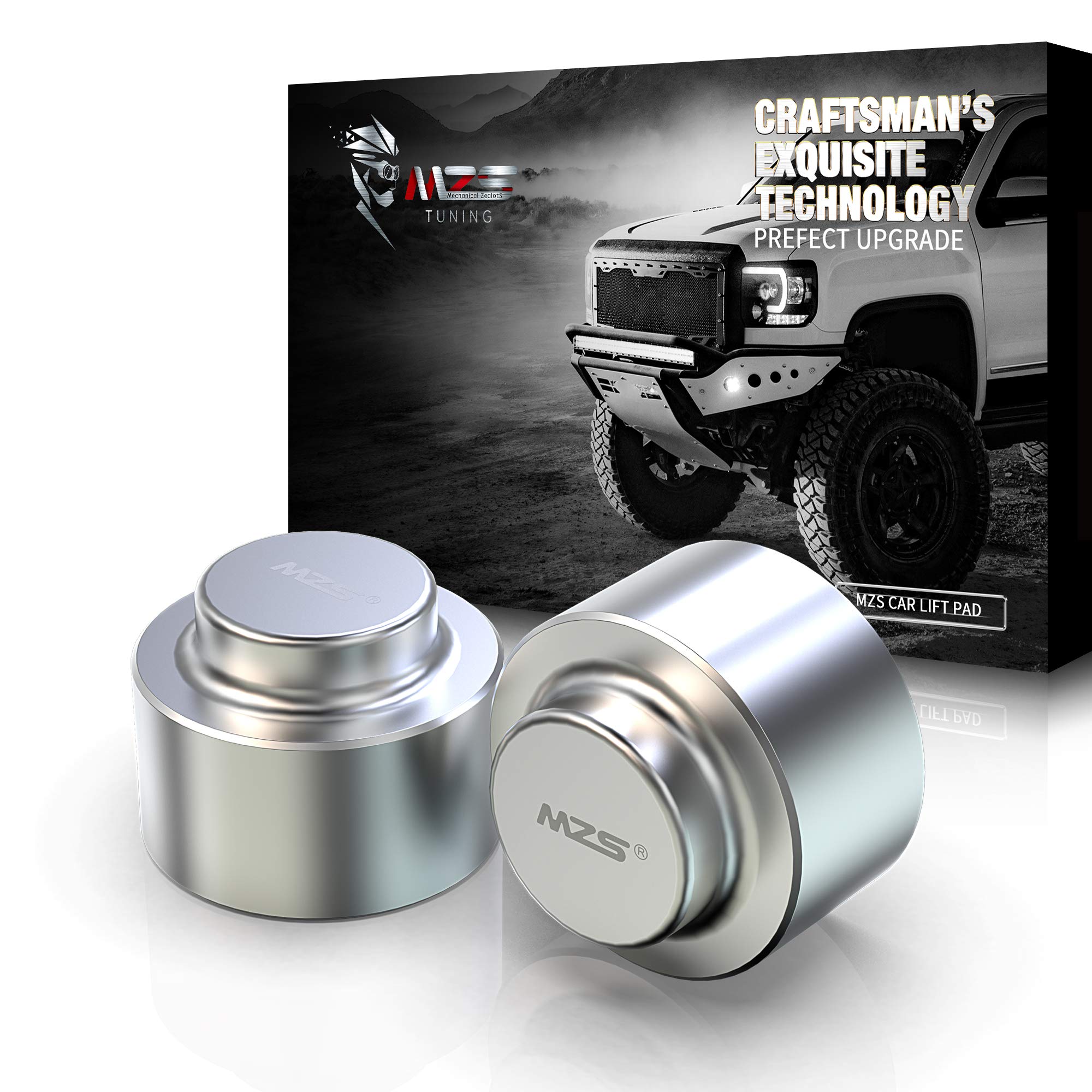 MZS Leveling Kit 2' Rear Lift Coil Spring Spacers Compatible with 2009-2025 Ram 1500/2000-2020 Tahoe/2000-2020 Suburban Yukon 1500/2002-2013 Avalanche 1500 2WD 4WD