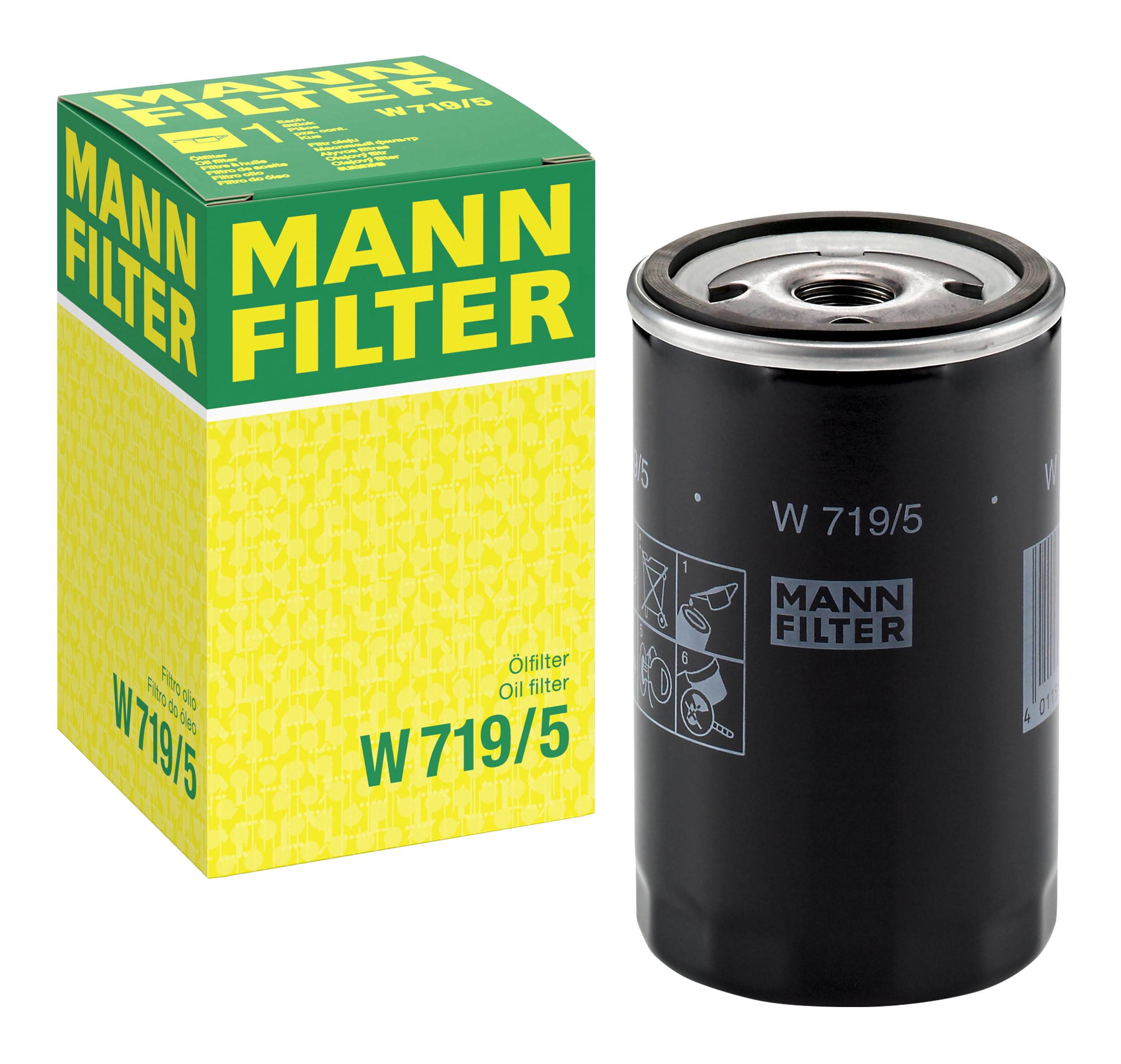 Mann Filter Spin-On Oil Filter - W719/5