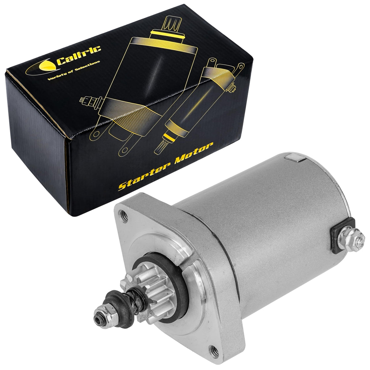 Caltric Starter Compatible With Kawasaki Fr651V Fr691V Fr730V Fs481V Fr600 Fs730V / 21.5-24Hp 21163-0749