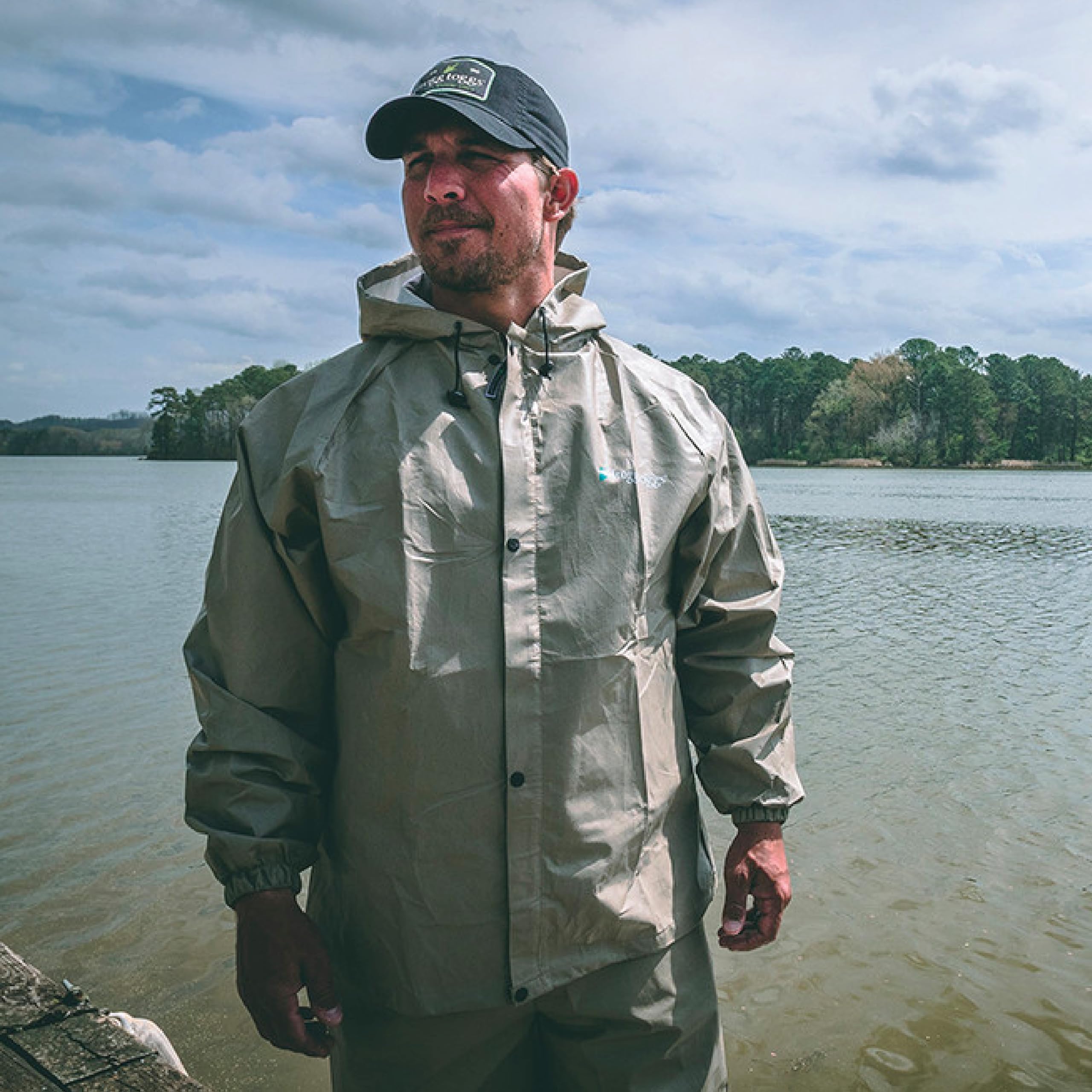 Frogg Toggs Men'S Pro Lite Rain Suit, Waterproof, Breathable, Dependable Wet Weather Protection, Carbon Black, Medium-Large