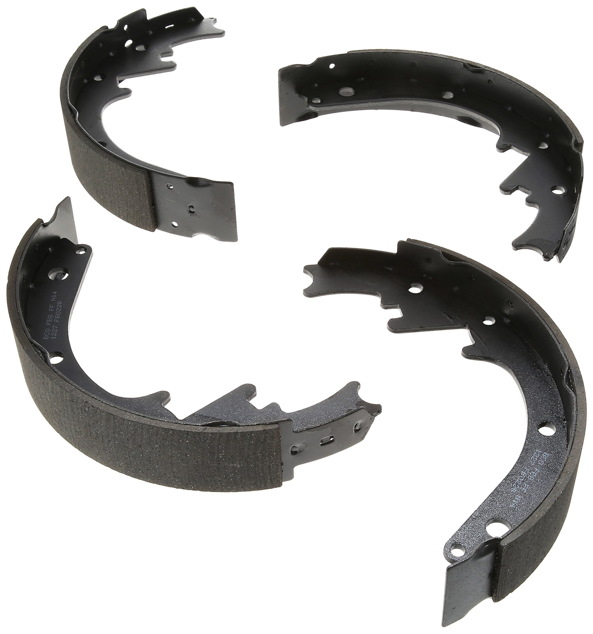 BOSCH BS228 Blue Drum Brake Shoe Set - Compatible With Select 1951-78 Chevrolet, Ford, GMC,Jeep, Mercury, Nash, Oldsmobile, Pont