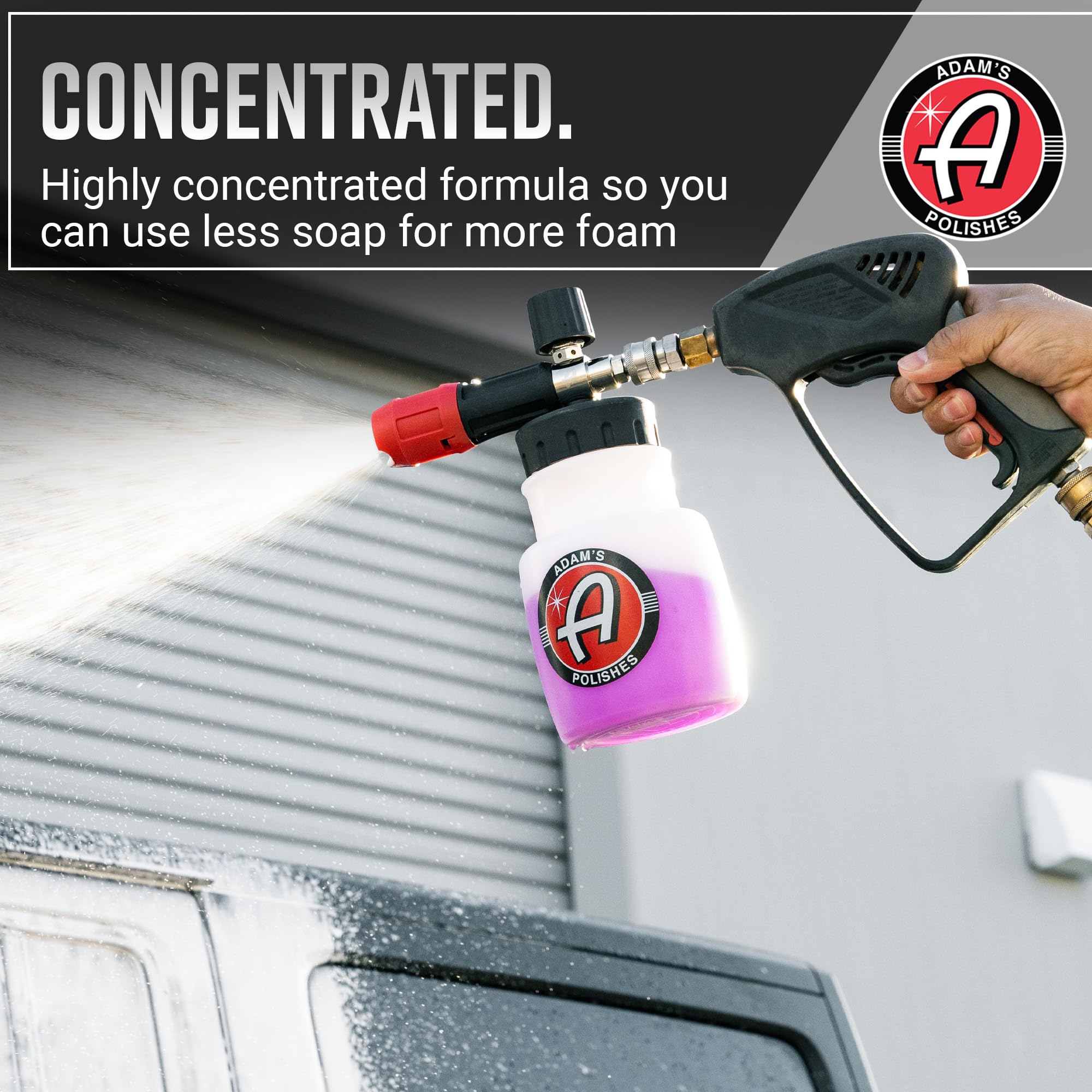 Adam'S Polishes Ultra Foam Shampoo Gallon - Our Most Sudsy Car Shampoo Formula Ever - Ph Neutral Formula For Safe, Spot Free Cleaning - Ultra Slick Formula That Wont Scratch Or Leave Water Spots