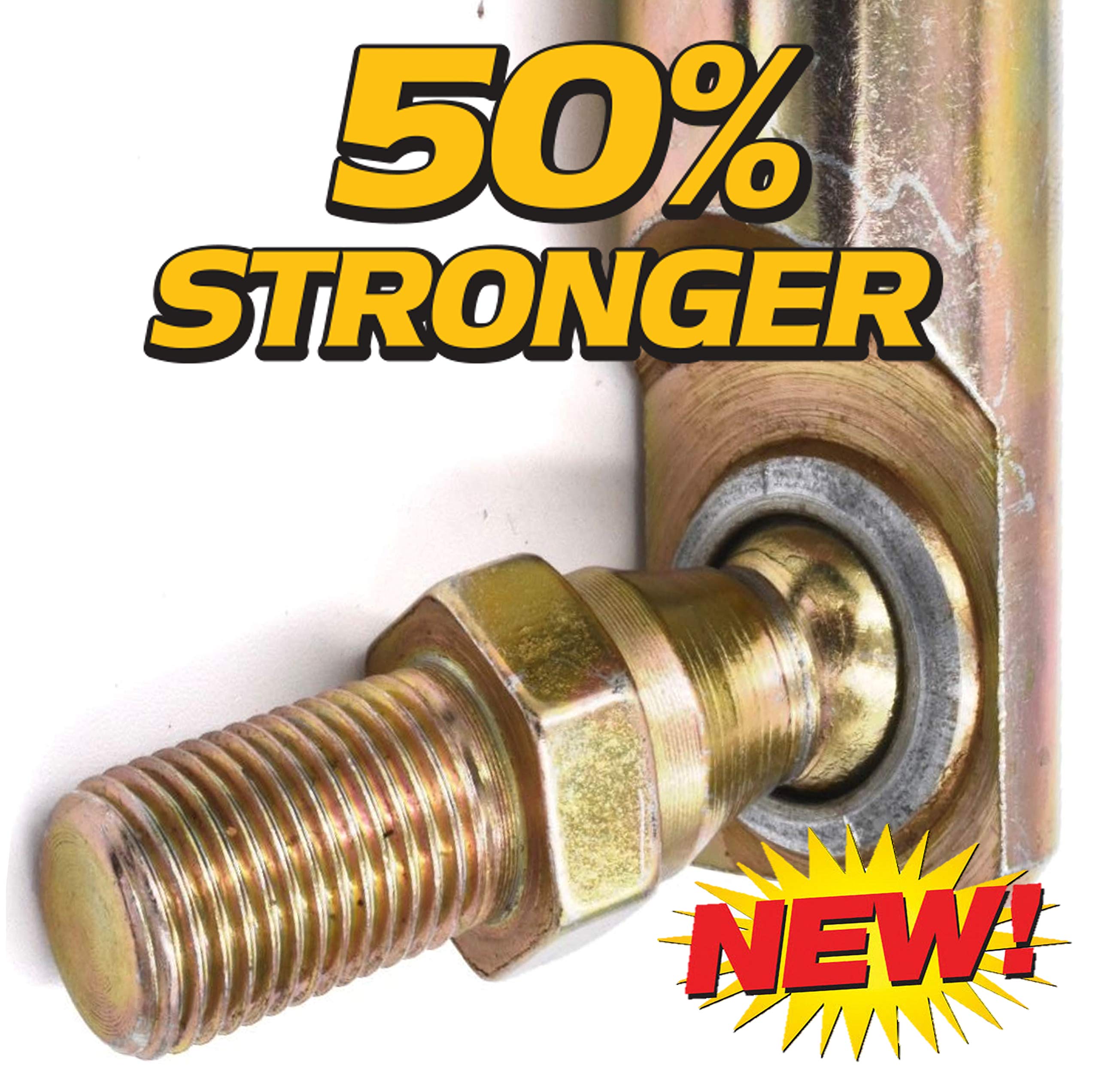 HD Switch - 1 Set - Ball Joint Tie Rod Set for John Deere (1) AM100645 LH & (1) AM100644 RH with Tough Crimped Construction Upgr