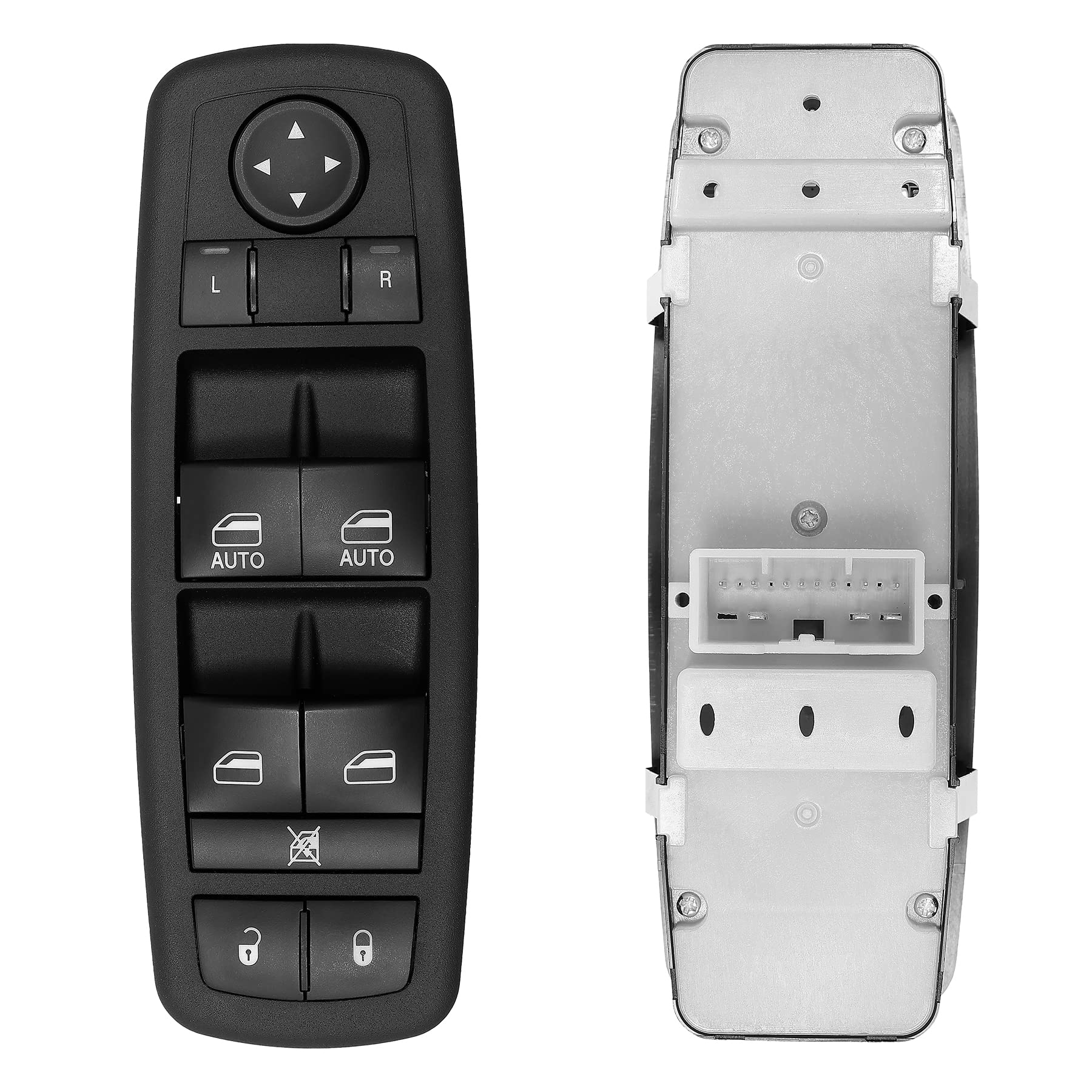 Master Power Window Switch | 3 PINS + 8 PINS Check Required | Replacement for 2011 - 2014 Dodge Durango, Jeep Grand Cherokee | R