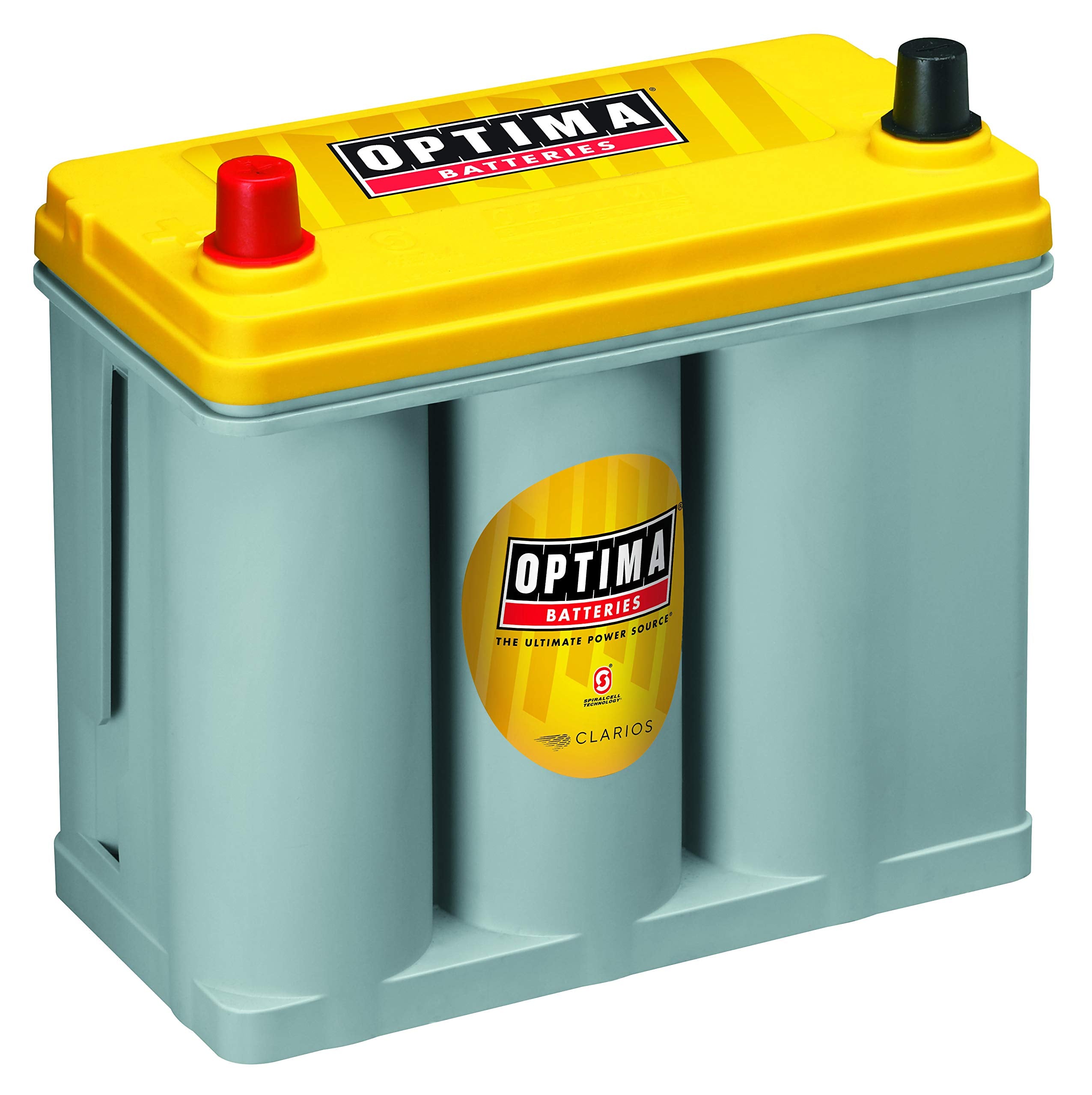 Optima Batteries High Performance D51 Yellowtop Dual Purpose Sealed Agm Car, Truck And Suv Battery, 450 Cca, Maintenance Free, Versitile Mounting