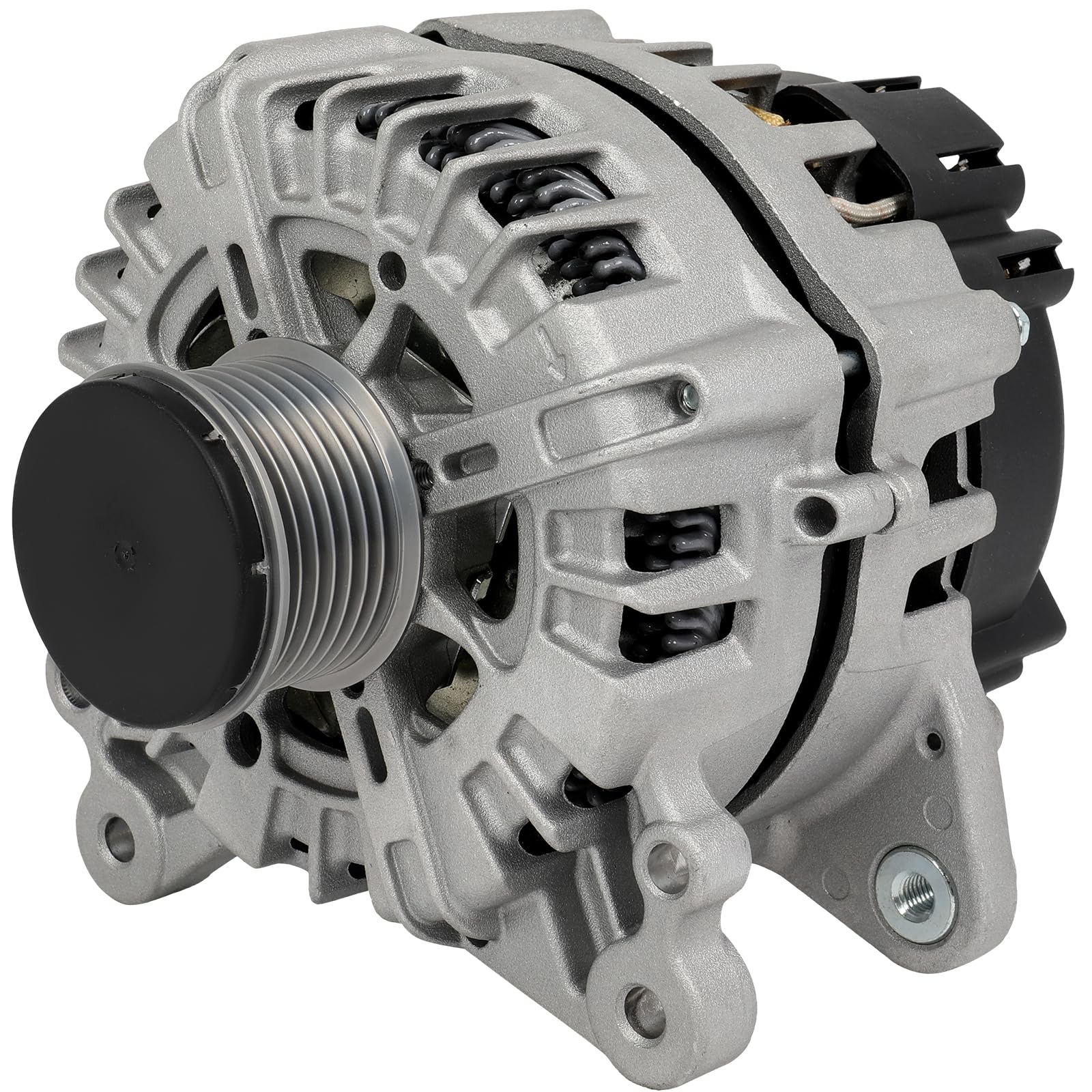 SCITOO Alternator Compatible for Audi for Q7 3.6L 2009-2010,for Audi for Q7 4.2L 2009 High Output Alternator 180Amp CW 7-Groove 
