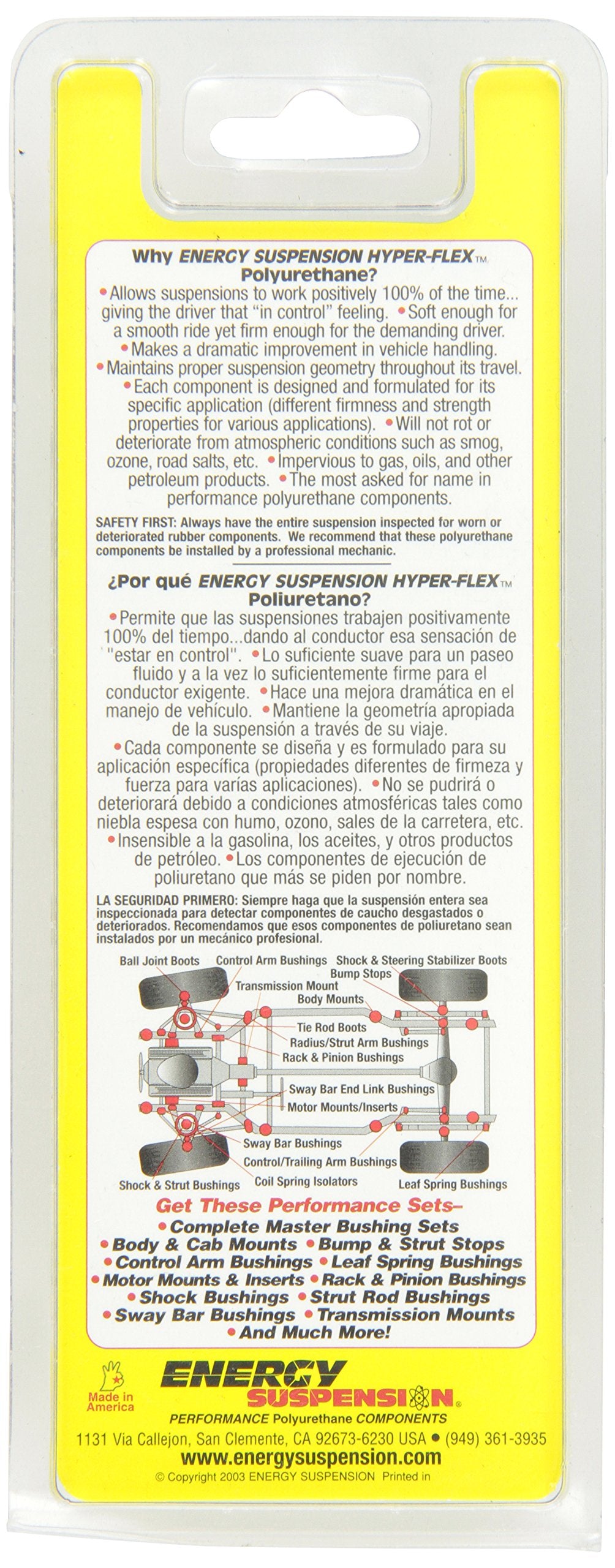 Energy Suspension 9.13101R O.E.M. Style Tie Rod End Boot - Pack Of 2