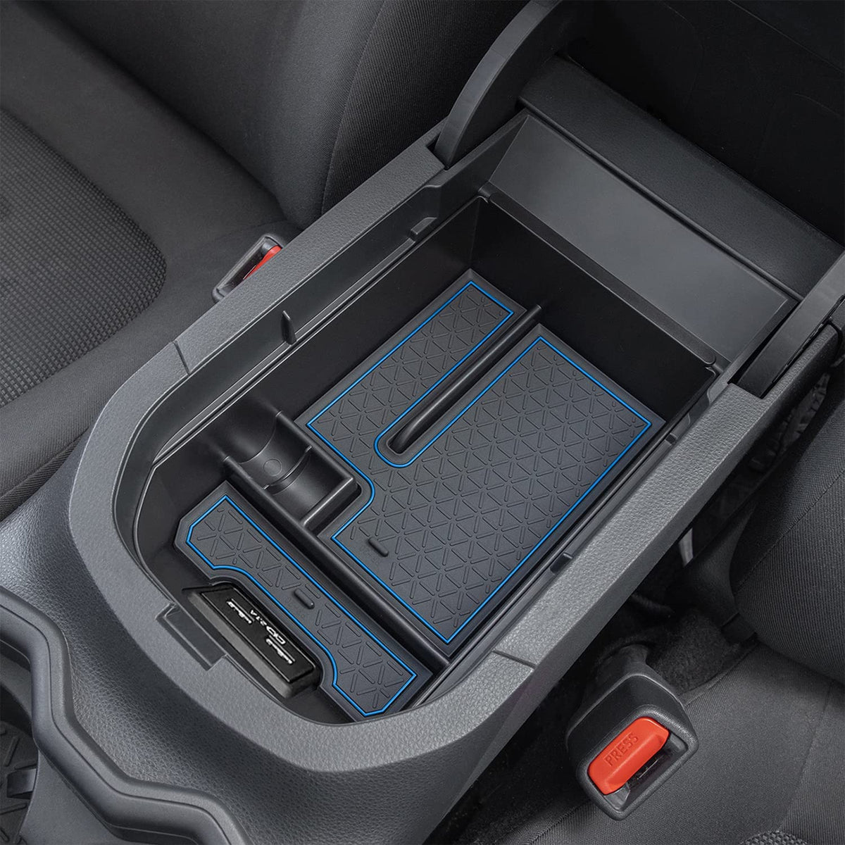 Jdmcar Center Console Tray Organizer Compatible With Toyota Rav4 Accessories 2019-2024 2025, And 2021-2025 Rav-4 Prime Armrest I