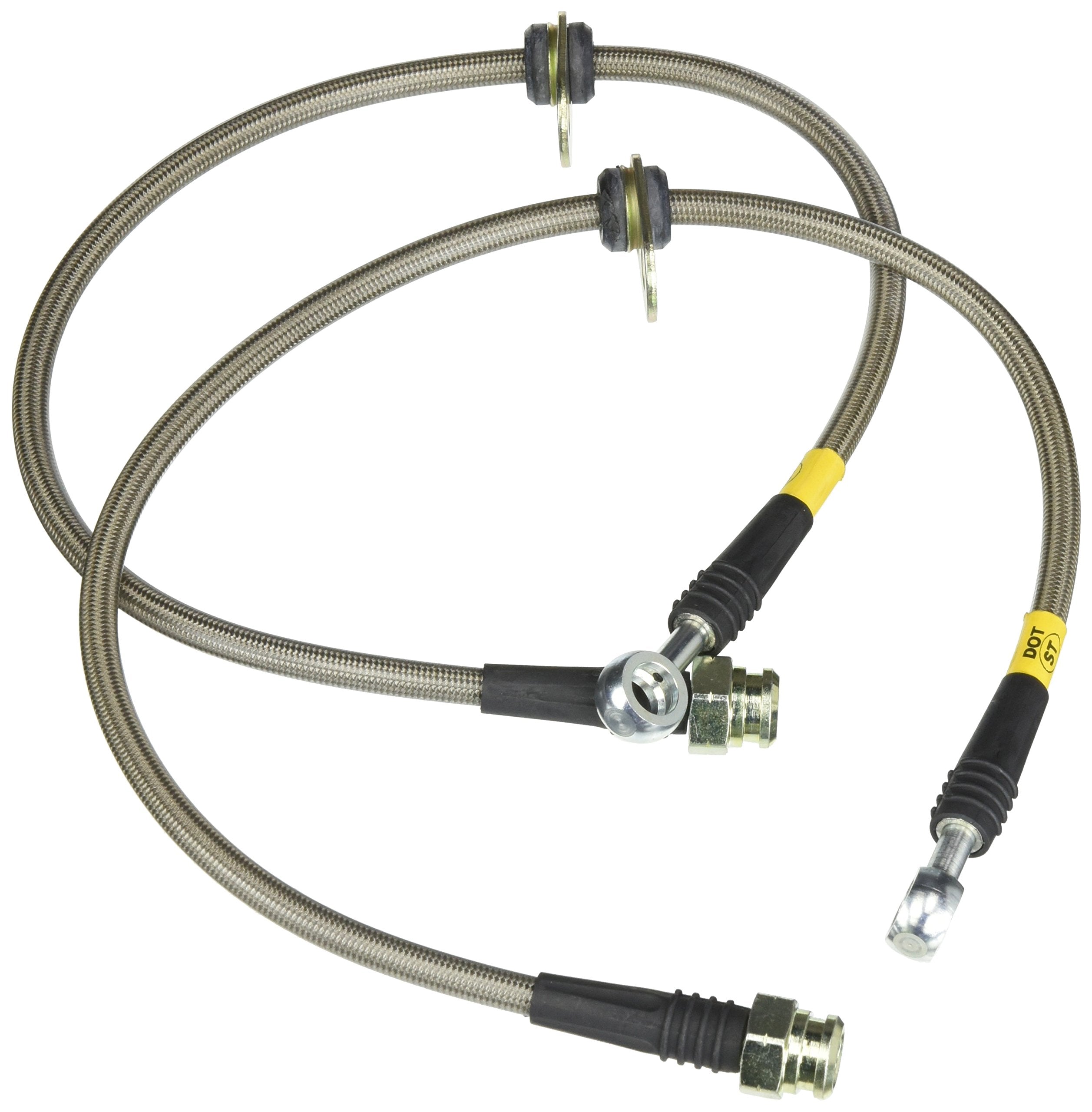 Stoptech 950.44034 Brake Line, Front, Stainless Steel