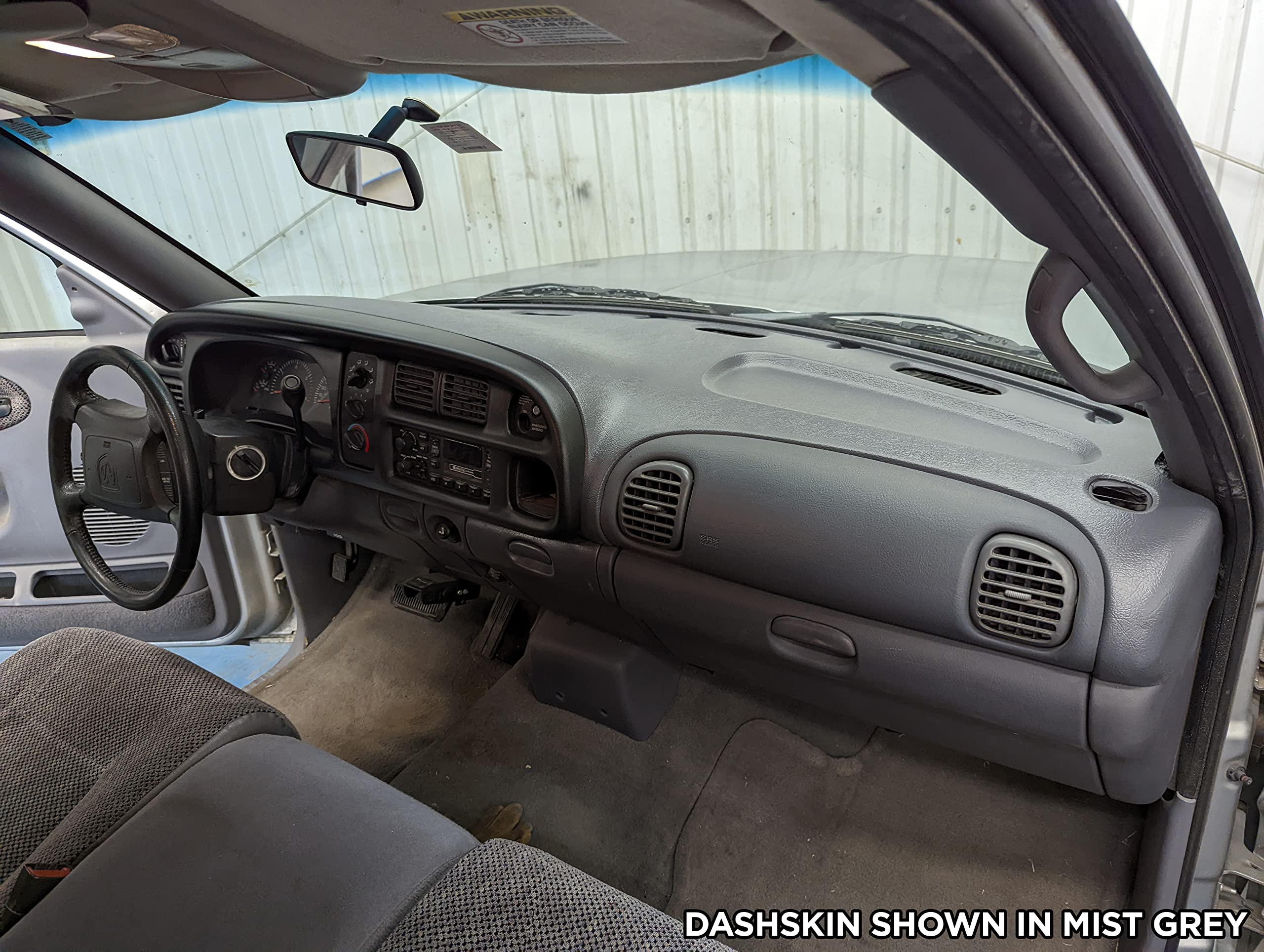 Dashskin American Made (Not Made In China!) Molded Dash Cover Cap Compatible With 1998 1999 2000 2001 Dodge Ram 1500 (98-02 Ram