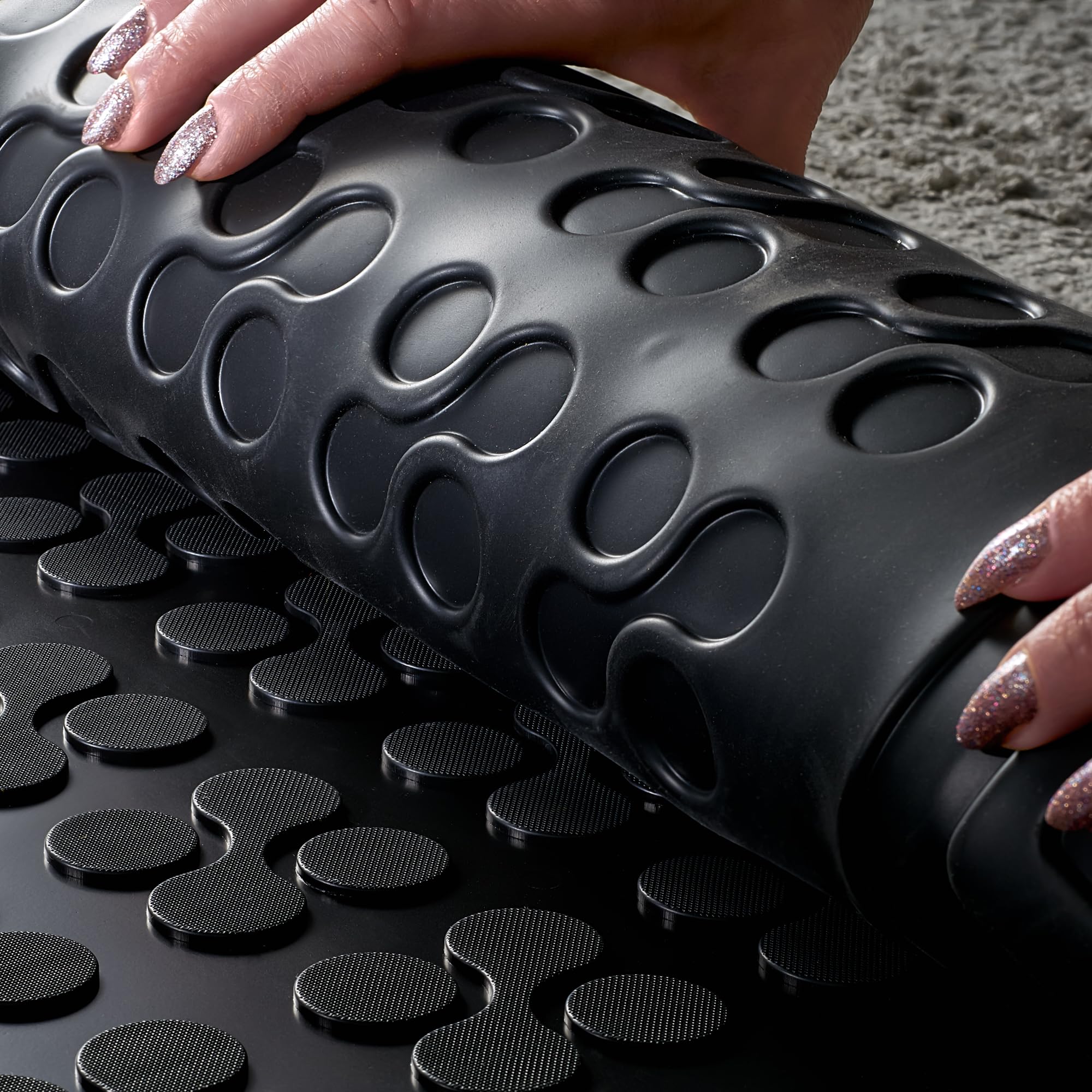 Rezaw-Plast Premium Trunk Mat Compatible With 2016-2023 Mazda Cx-3 Cargo Mat All Weather Tailored Odorless Anti Slip Waterproof Rubber Floor Mat Suv Accessories Black