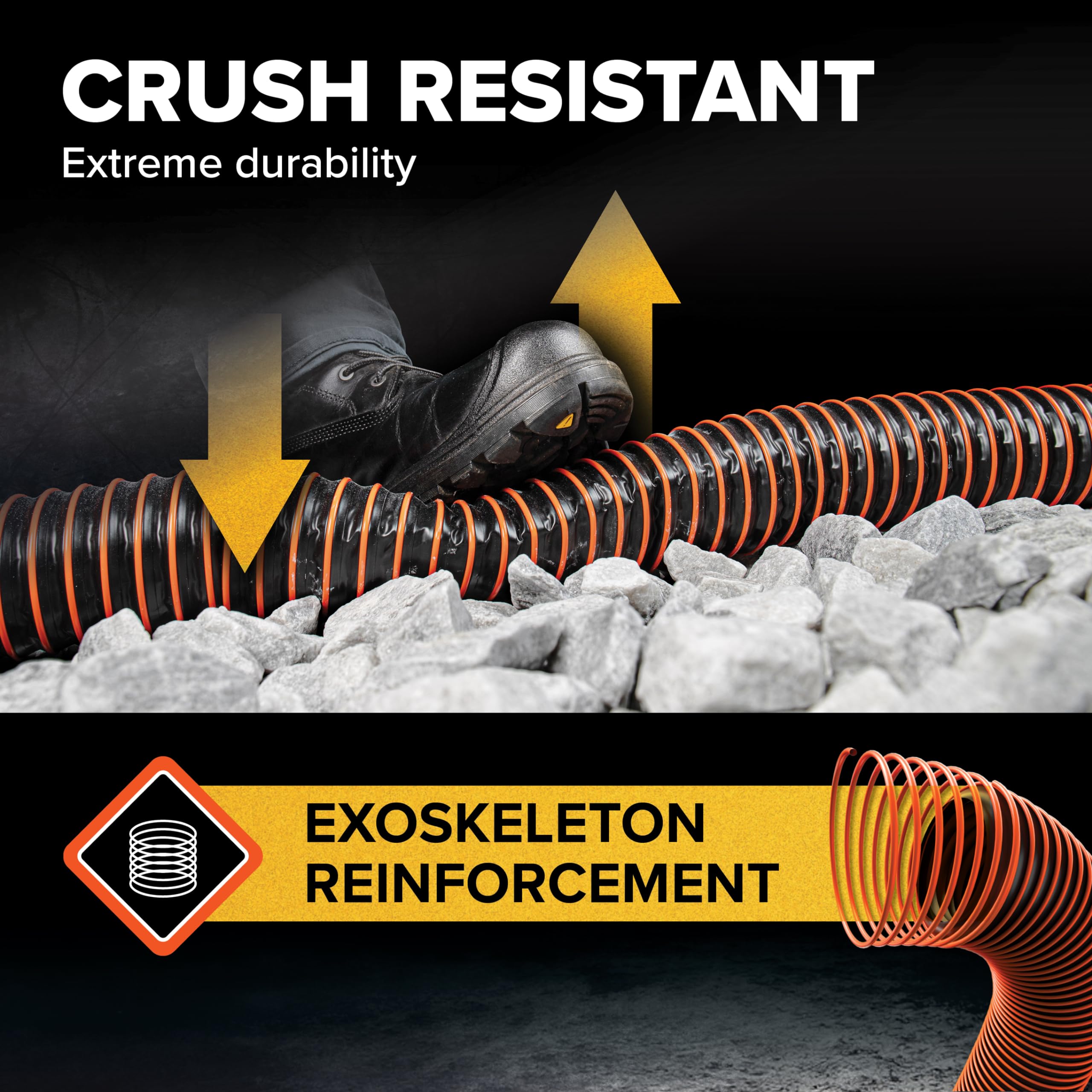 Camco Rhino Extreme 20-Foot Rv Sewer Hose Kit - Crush Resistant Tpe Technology - Swivel Fittings For Secure Connection - Rv Heav