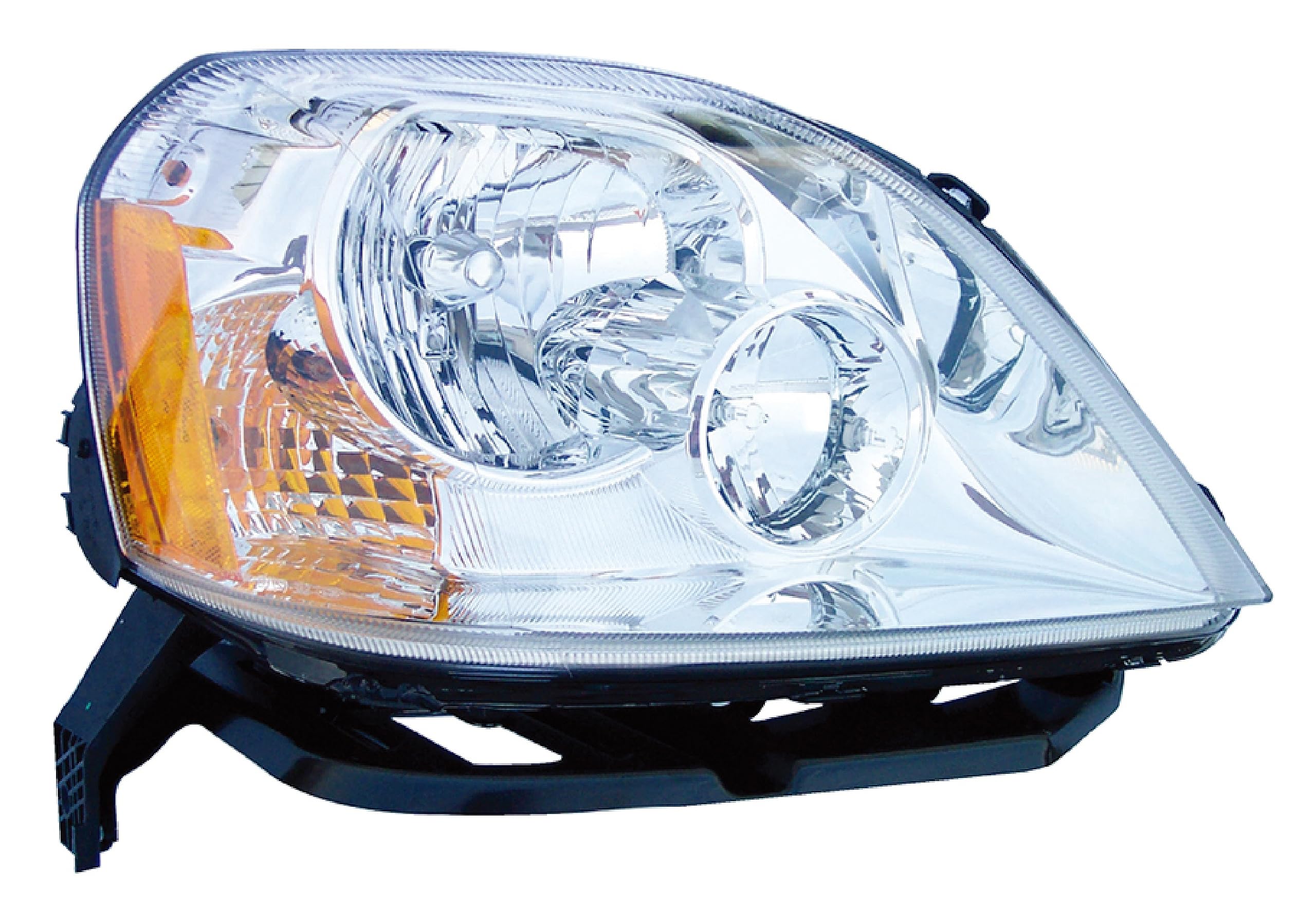 Replacement For Ford Five Hundred 2005-2007 Limited, Se, Sel Dot/Sae Compliant, Halogen Headlight Assembly With Bulbs, Right/Passenger Side, 6G1Z 13008 A / Fo2503221