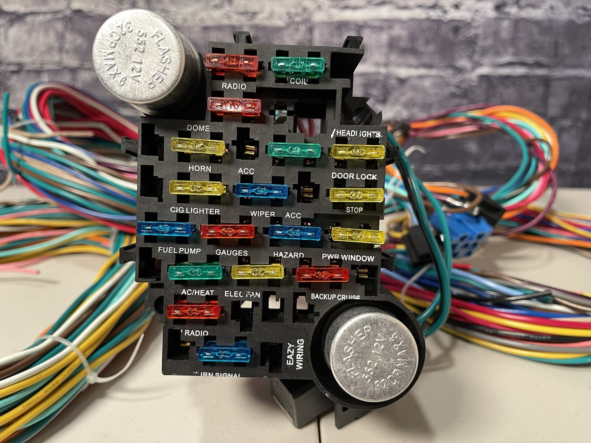 Auto Parts Prodigy Universal Wiring Harness Kit 21 Circuit Long Wires Standard For Chevy Mopar Hotrods Ratrods Ford Chrysler Uni