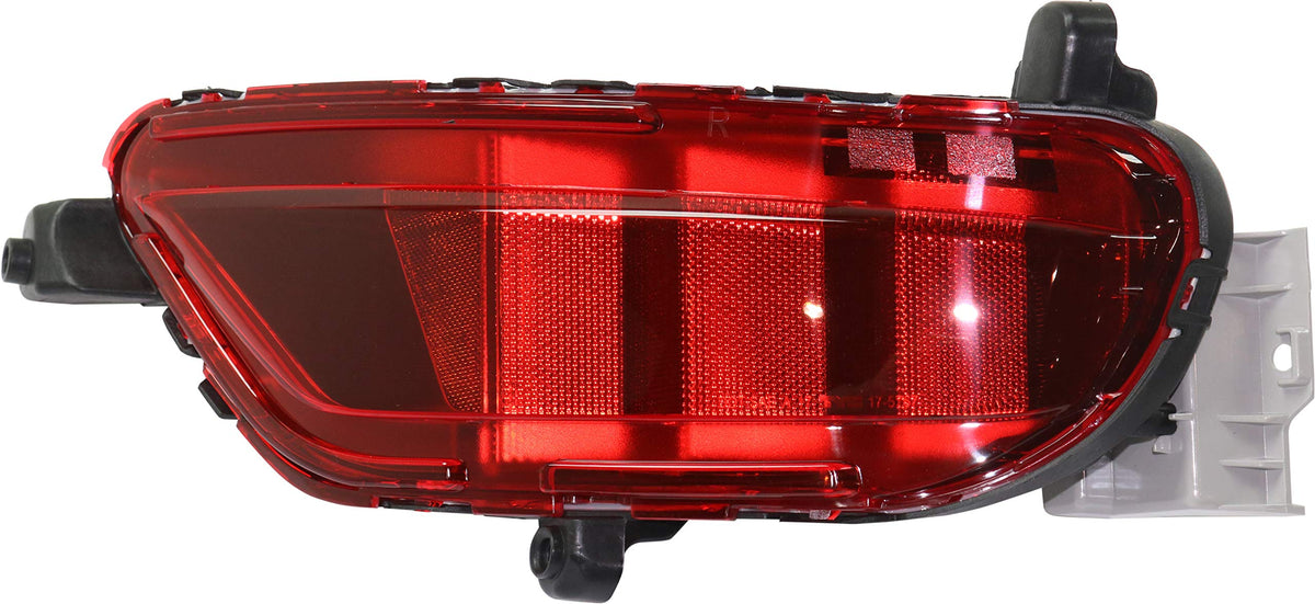 Evan Fischer Bumper Reflector Compatible With 2017-2021 Mazda Cx-5 Rear Passenger Side Ma1185108C Capa