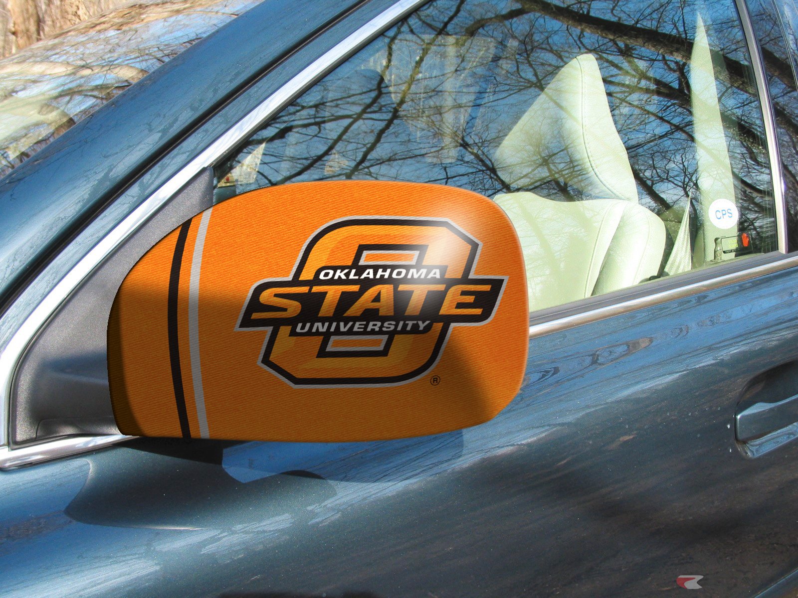 Fanmats Oklahoma State University Mirror Cover, Small