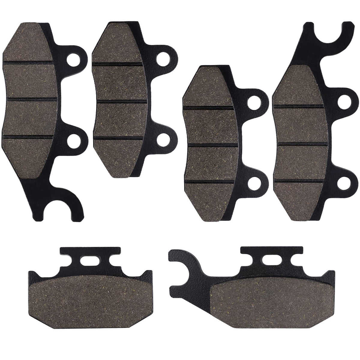 Rhino 660 700 Brake Pads Front and Rear Compatible with Yamaha Rhino 660 YXR660 4x4 2004-2007 / Raptor 700 700R YFM700 2006-2012