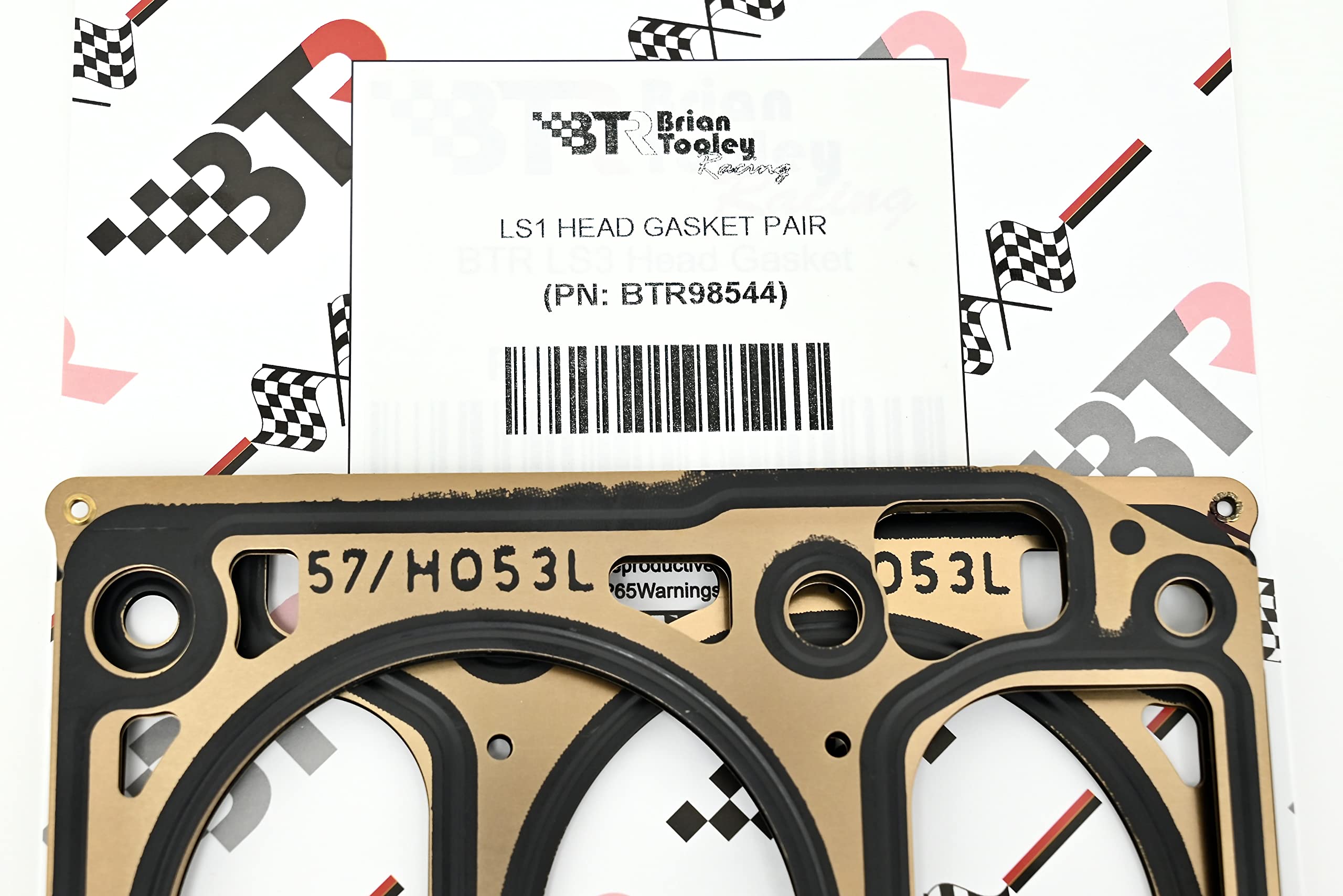 Brian Tooley Racing BTR LS1 Cylinder Head Gaskets -Fits 4.8, 5.3, 5.7, Turbos MLS Multi Layer Pair