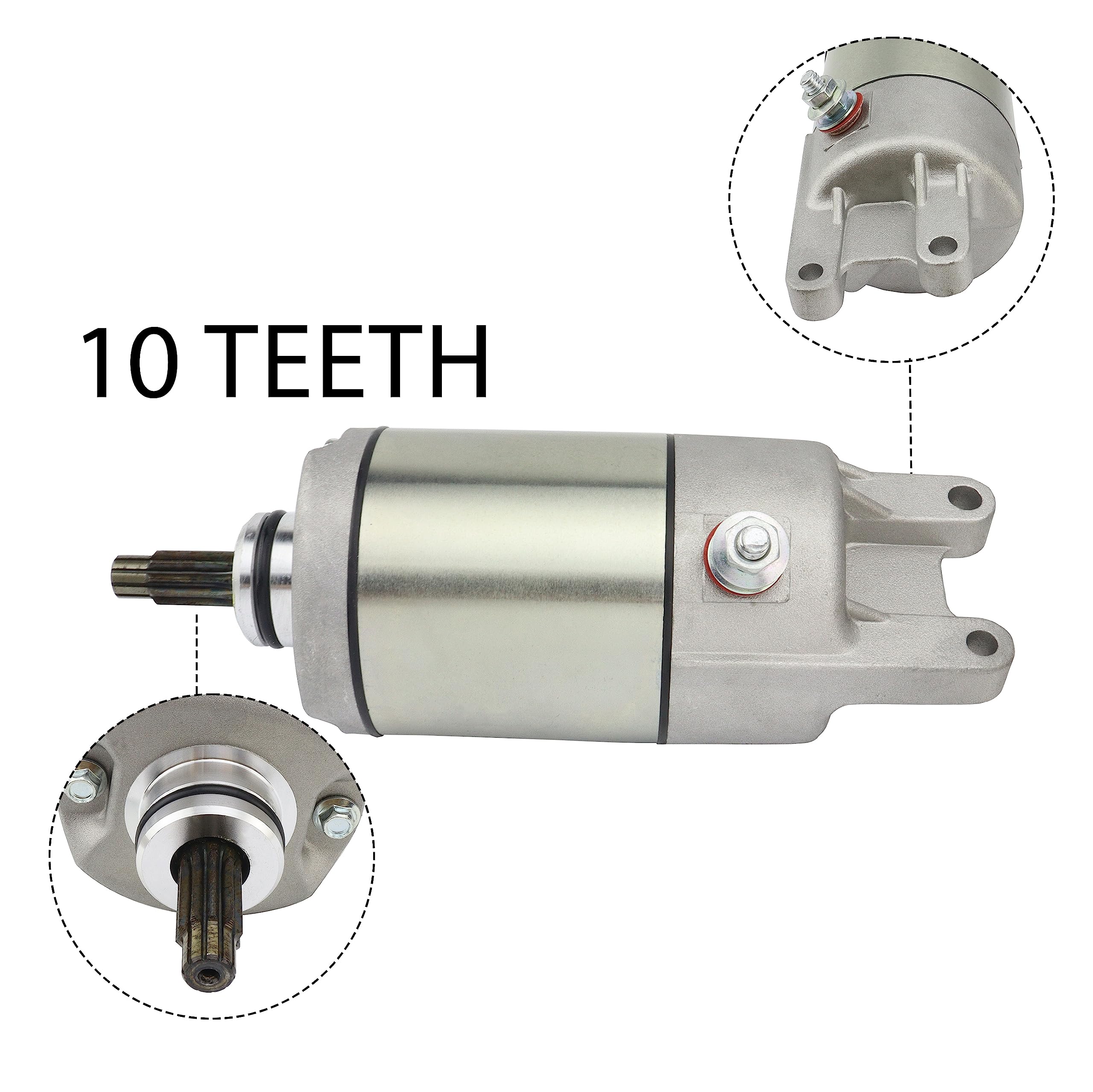 Shamofeng Starter W/Relay & Ignition Switch For Honda Fourtrax Trx300 Trx300Fw 1988-2000, 31200-Ha0-773 31200-Ha0-774 18337, Fourtrax 300 Starter Fourtrax Trx300 Starter Fourtrax Trx300Fw Starter