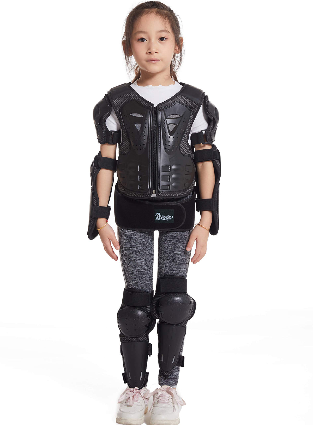 Reomoto Kids Full Body Protector Youth Dirt Bike Gear For Motorcycle Cycling Skiing Motorbike Riding Bike Vest With Knee Elbow P