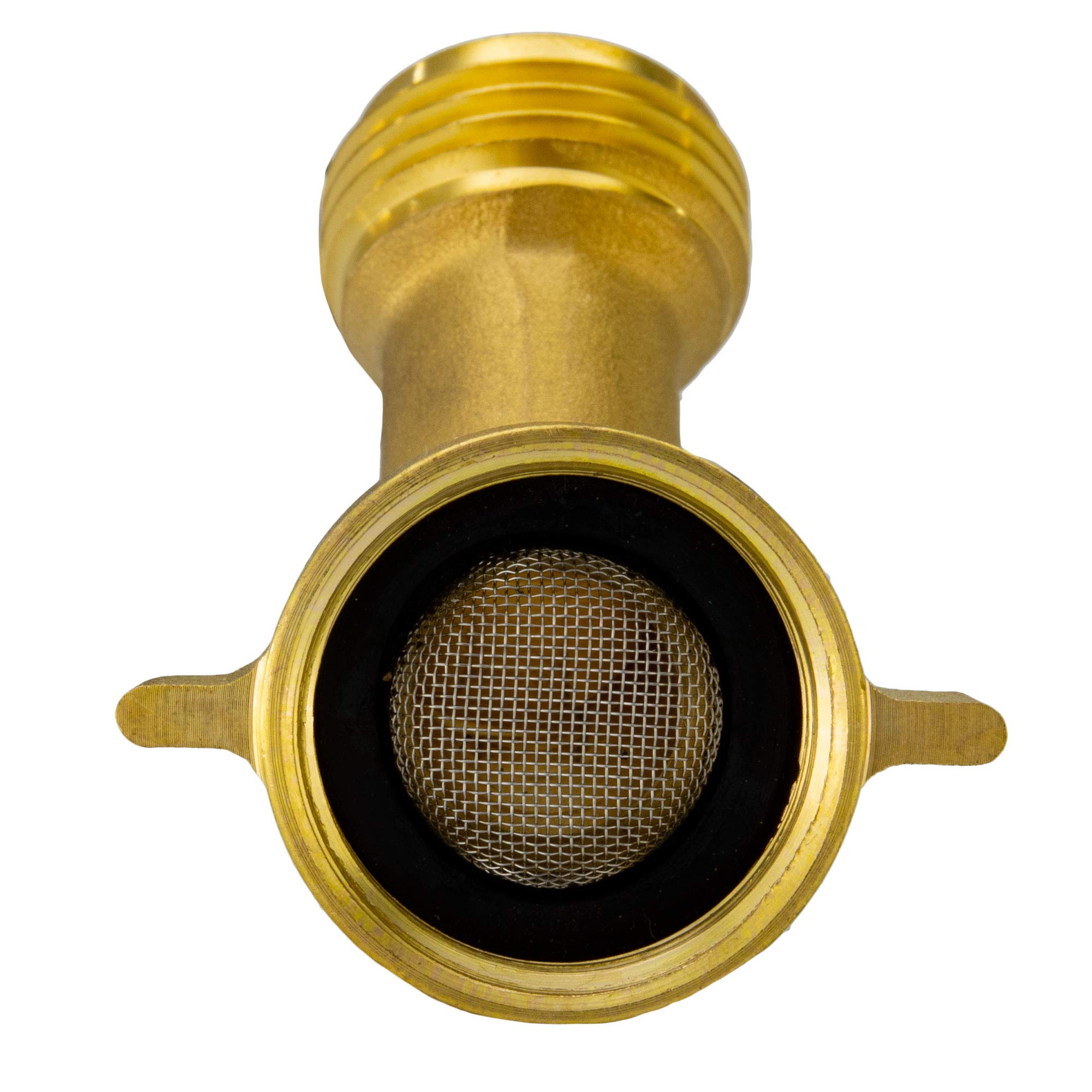 Recpro 45 Degree Hose Elbow For City Water Fill | Brass Hose Fitting | Rv Plumbing | Prevents Hose Crimping And Strain