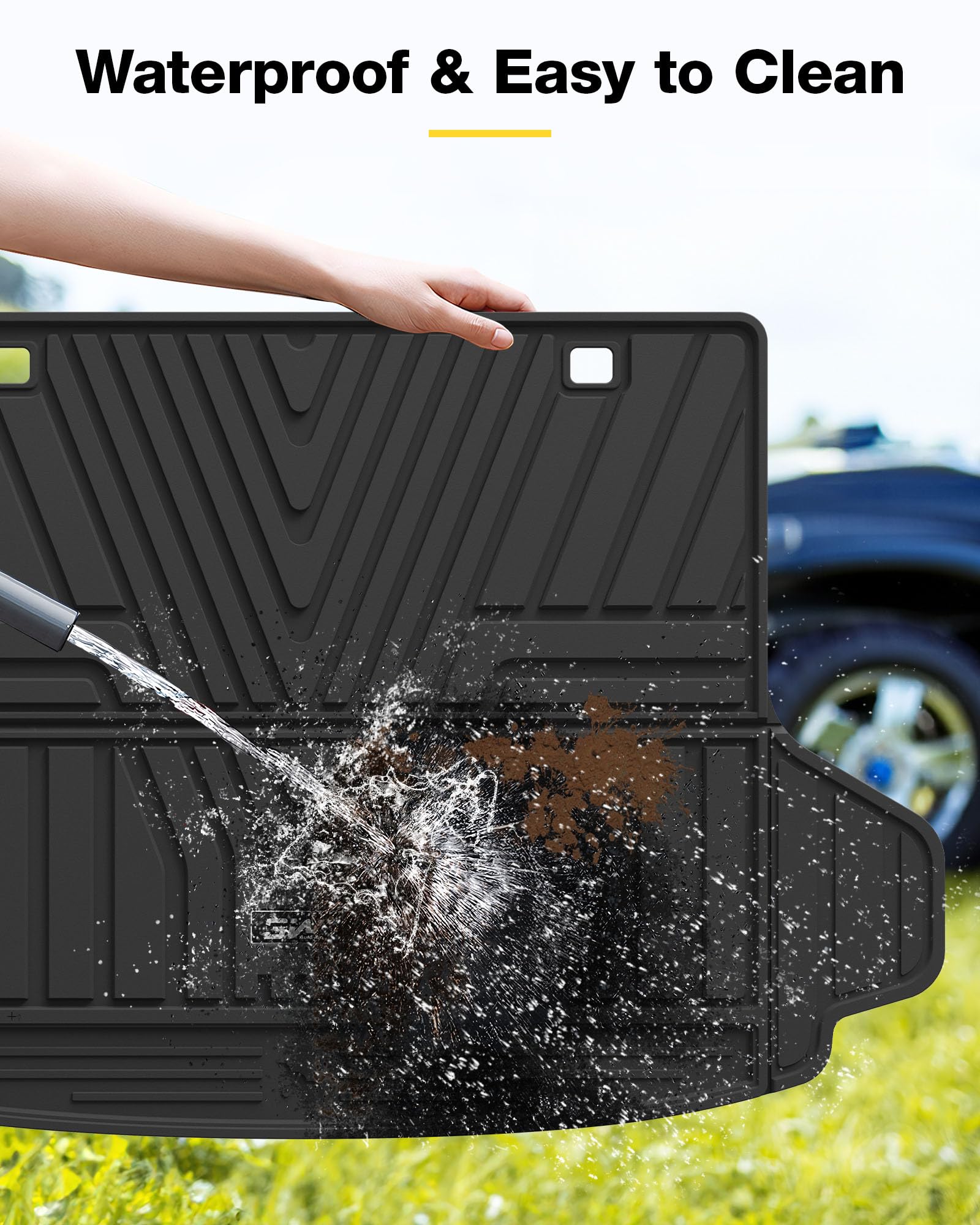 3W Floor Mats & Cargo Liner Fit for Honda HR-V 2023 2024 2025, Honda HRV Accessories TPE All Weather Custom Fit Floor Liner and