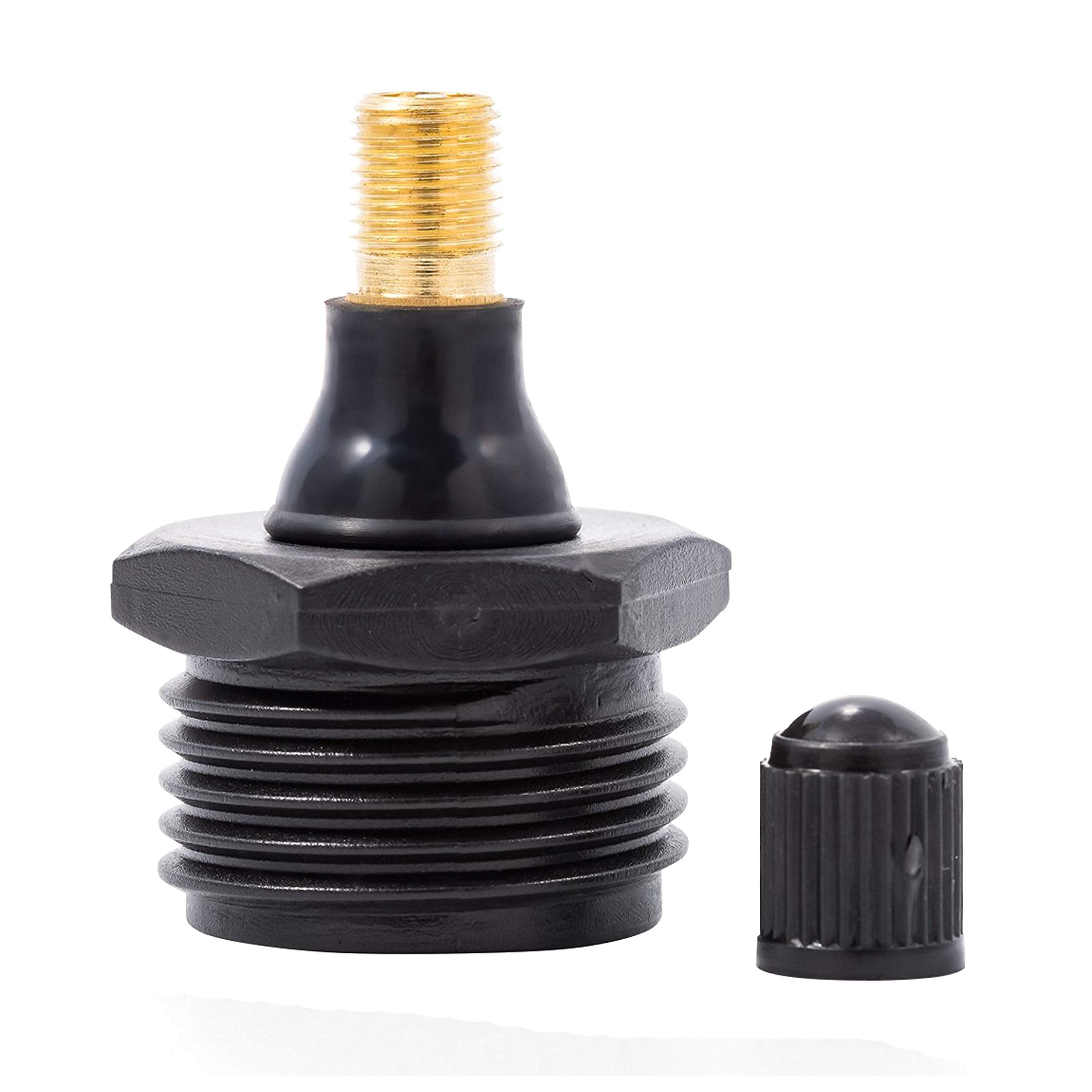 Camco 36133 Black Rv Plastic Blow Out Plug With Schrader Valve
