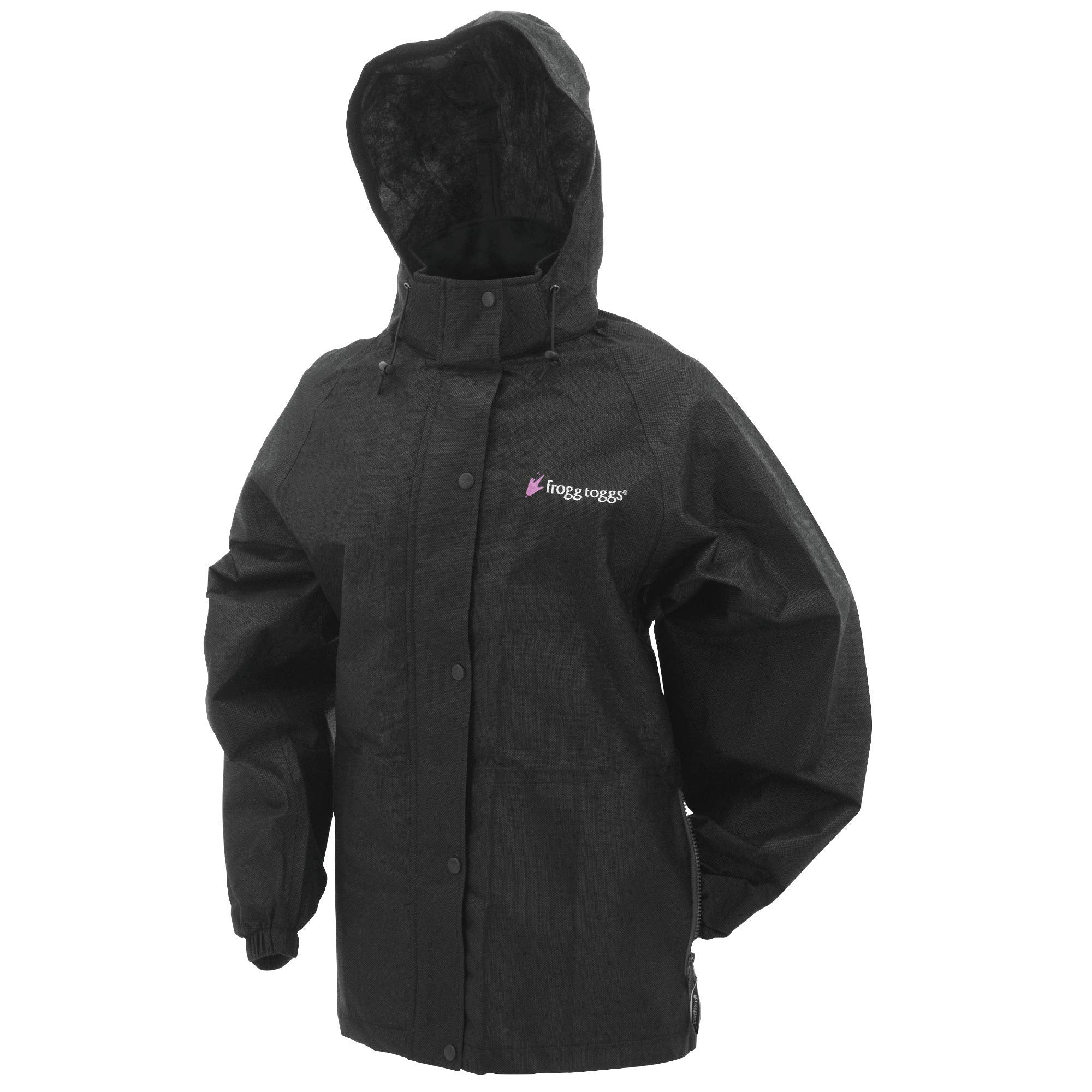 Frogg Toggs Women'S Standard Classic Pro Action Waterproof Rain Jacket, Black, Xx-Lagre