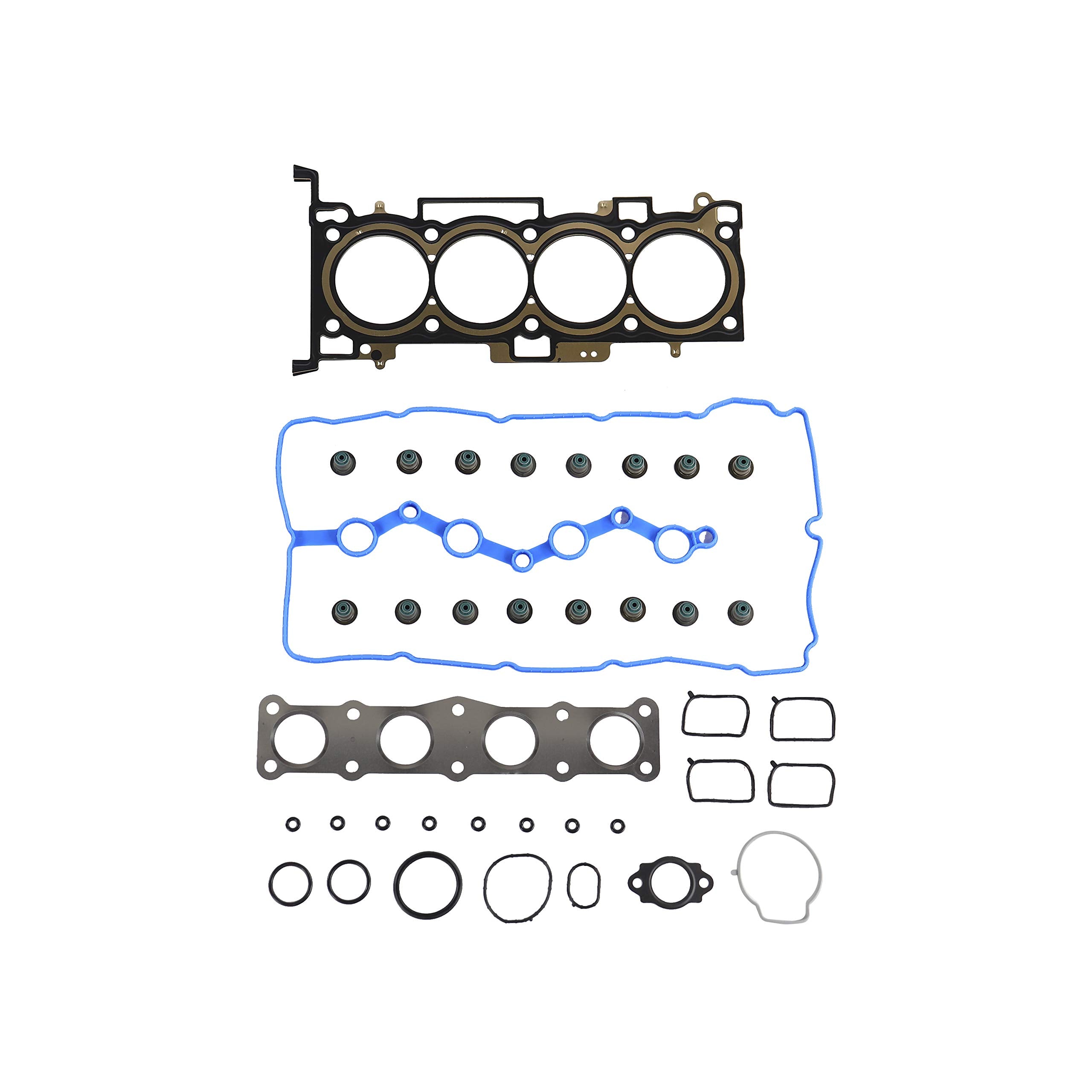 DNJ HGS191 MLS Cylinder Head Gasket set for 2010-2013 / Hyundai, Kia/Optima, Rondo, Santa Fe, Sorento, Sportage, Tucson / 2.4L / DOHC / L4 / 16V / 2359cc / VIN 2, VIN 8, VIN 9, VIN B, VIN C