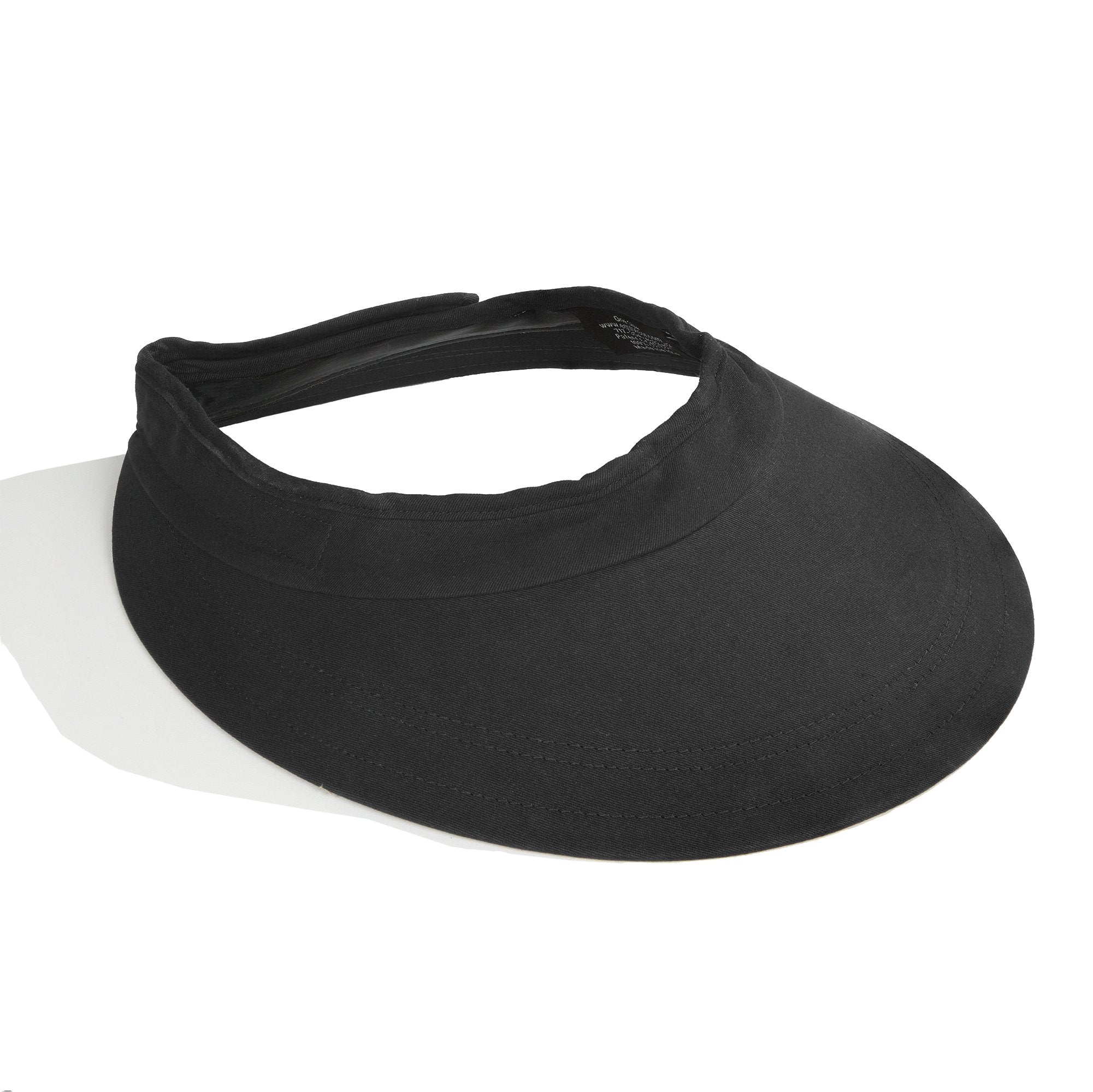 Equivisor Original 4.5” Sun Visor | Helmet Sun Protection Visor With Patented Gripper System | One Size Fits All | Ideal For Horseback Riding, Biking, Golfing | Mens And Womens Visor Hat | Black