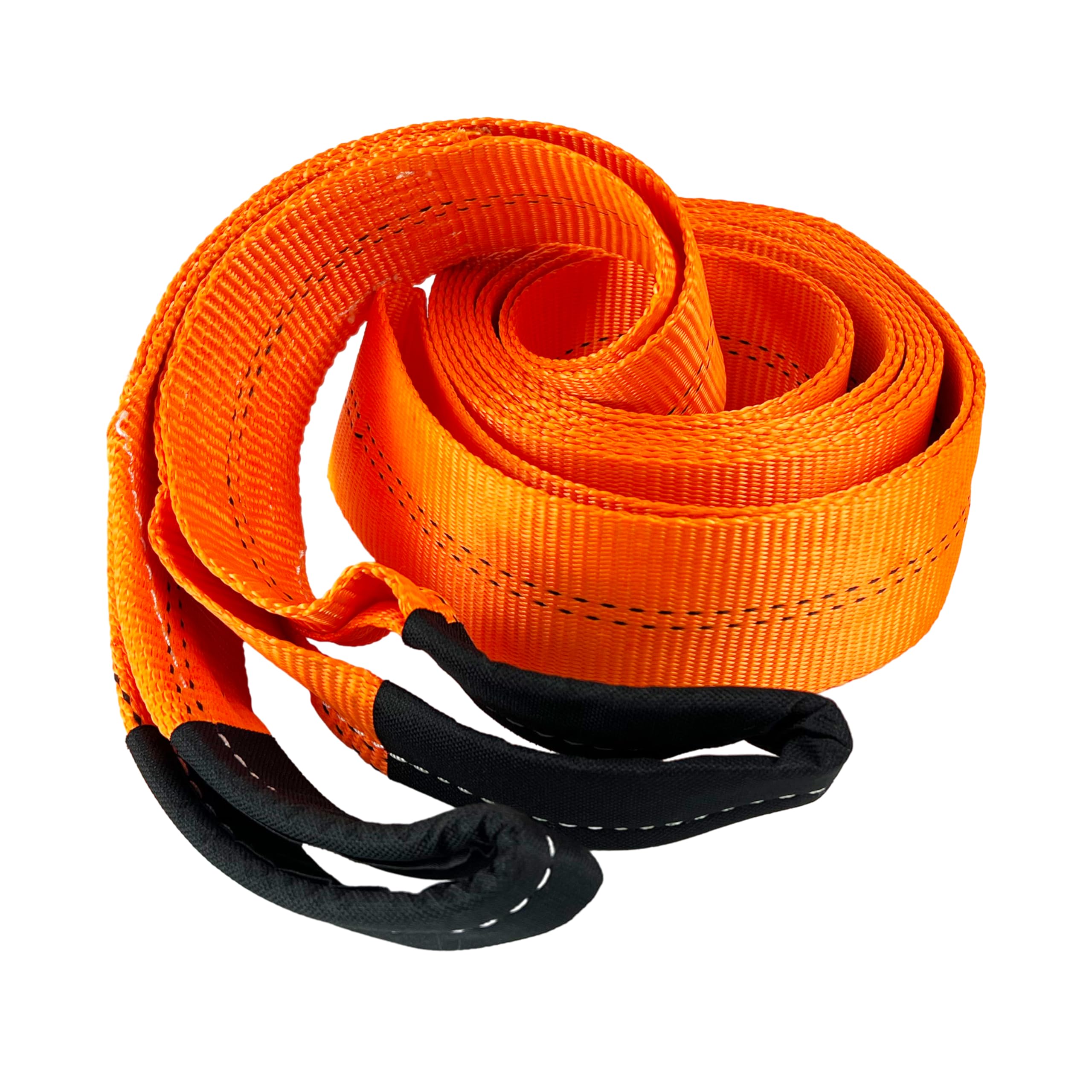 Hfs(R) Tree Saver, Winch Strap, Tow Strap 30,000 Pound Capacity (Orange, 3X30Ft)
