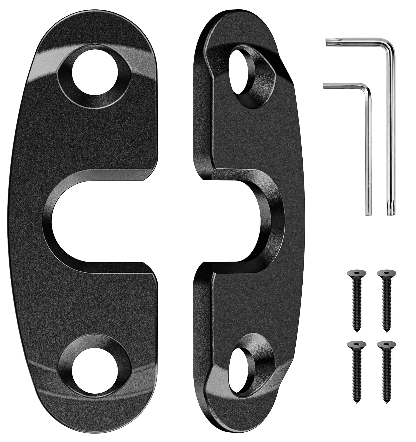Upgrade Aluminum Alloy Sun Visor Repair Kit Heavy Duty Visor Mounting Clips Compatible with Jeep Wrangler JK JKU 2018/ Wrangler 