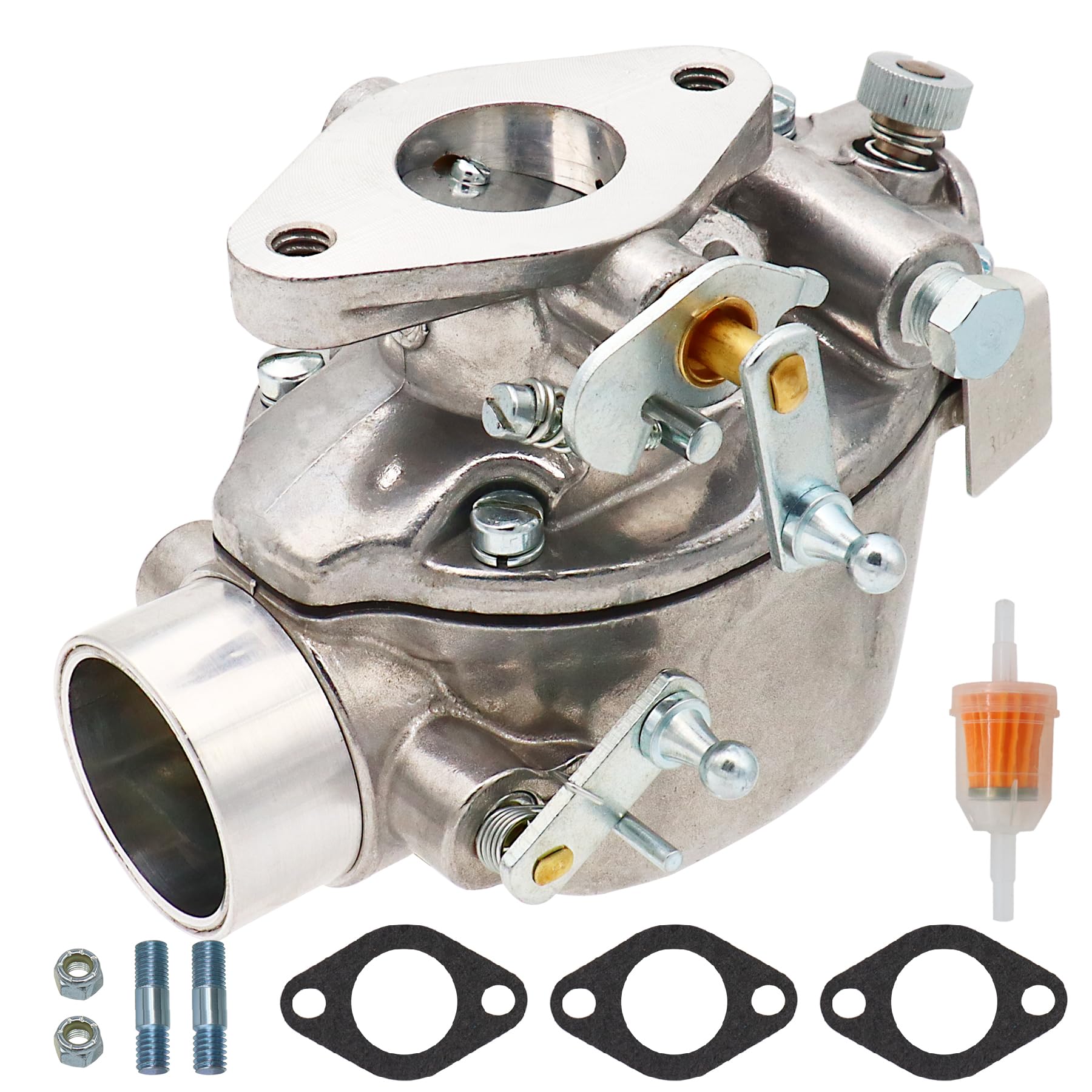 THUNDERMINGO New Carburetor For Ford Tractors Carb 601 701 501 2000 2030 2031 Marvel Schebler Carb TSX 765 4 Cyl 2110 2120 2130 1962-1964 621 631 641 651 661 671 681 741 B8NN9510A 312954 tsx765
