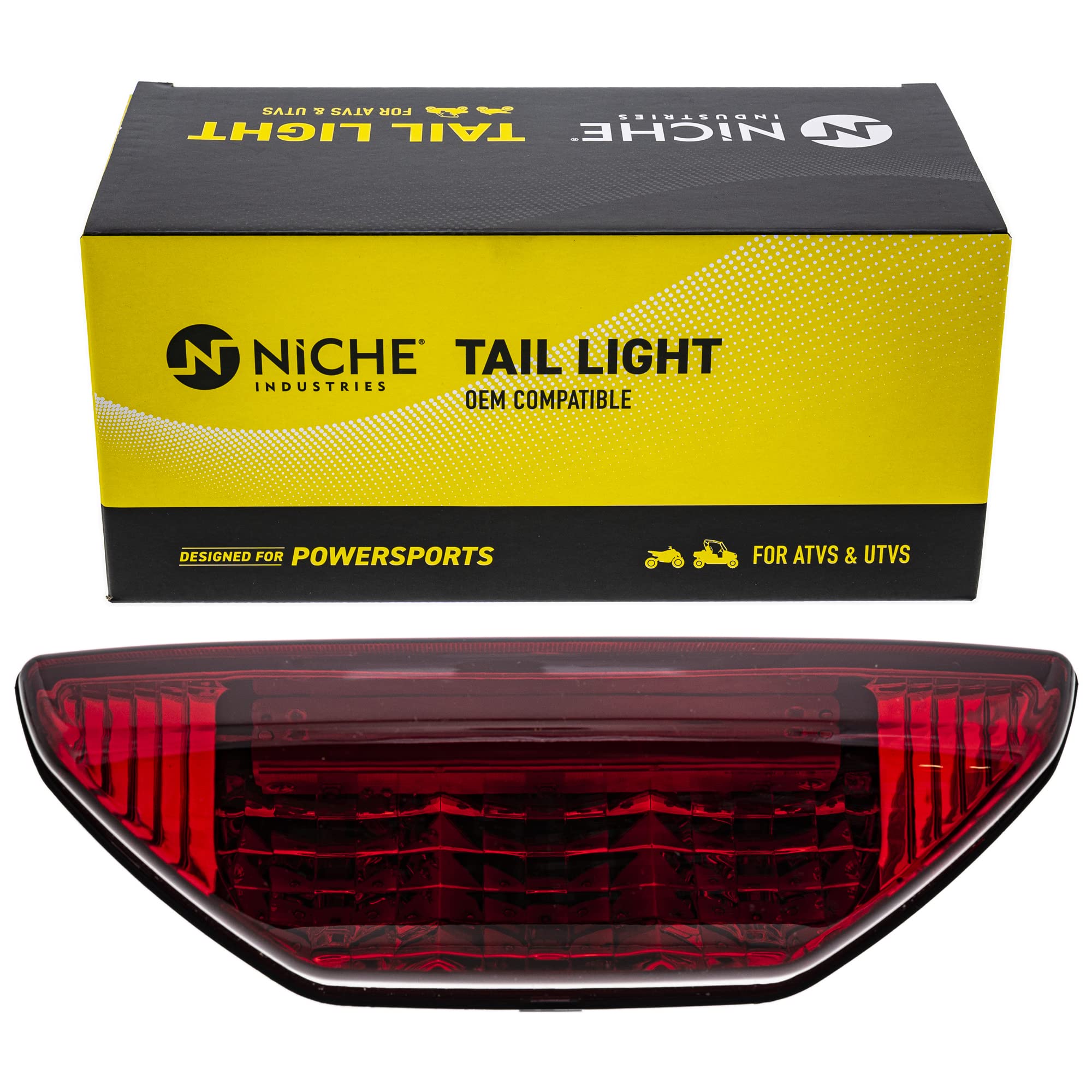 Niche Brake Tail Light For Honda Pioneer 500 Foreman Rubicon 500 Sportrax 400 Recon 250 Big Red 700 33700-Hn1-A71