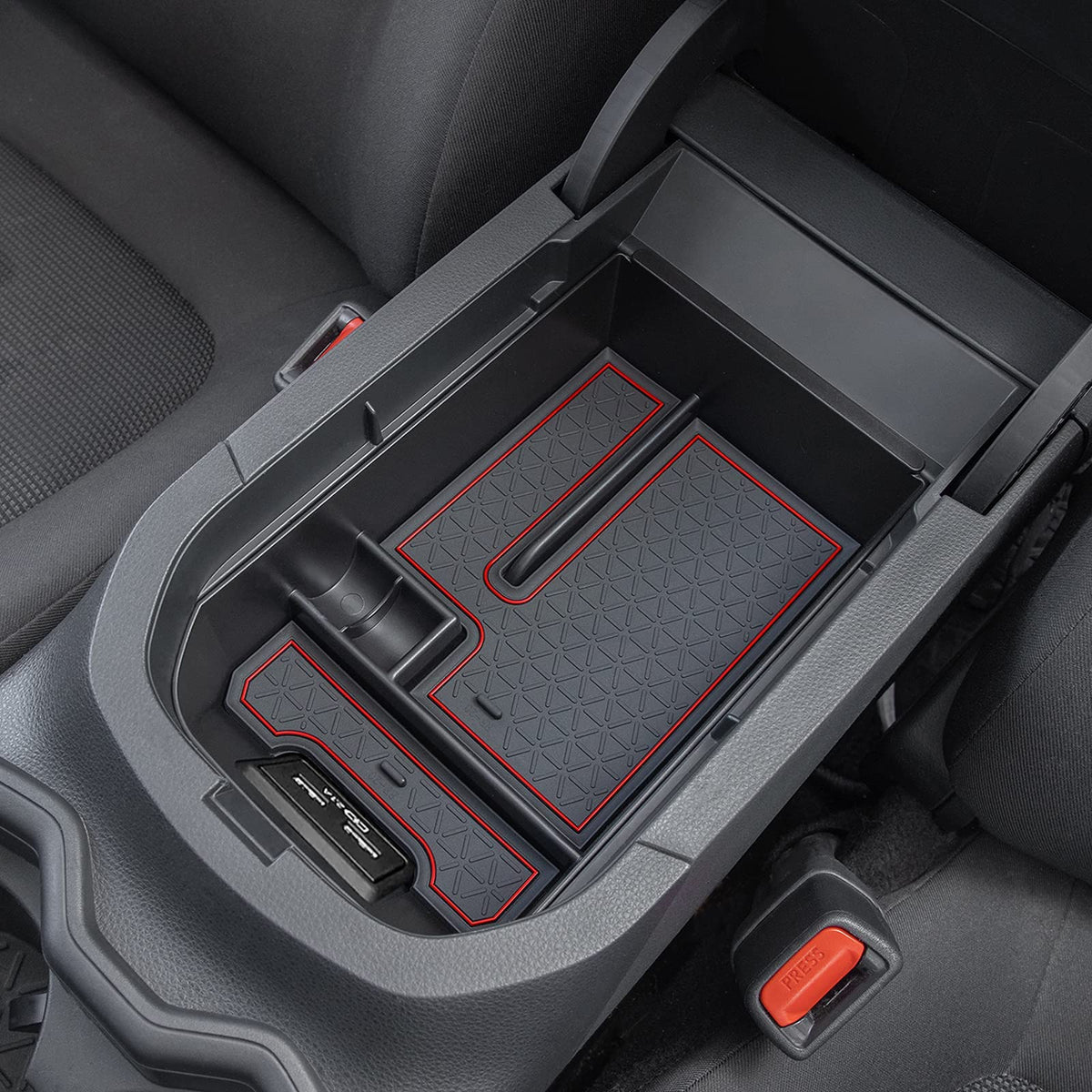 Jdmcar Center Console Tray Organizer Compatible With Toyota Rav4 Accessories 2019-2024 2025 And 2021-2025 Rav4 Prime, Armrest In