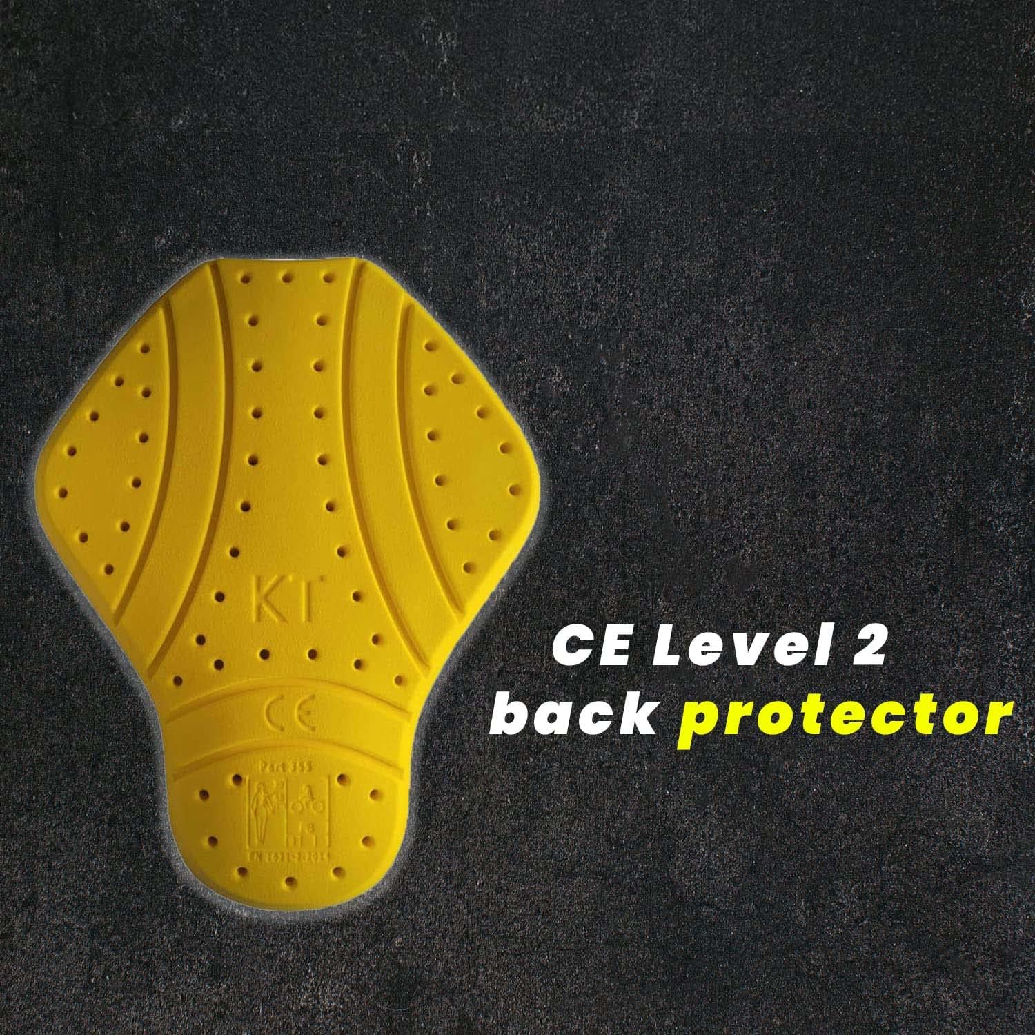 Level 2 C E Approved Armor Back Pad For Motorcycle Jackets