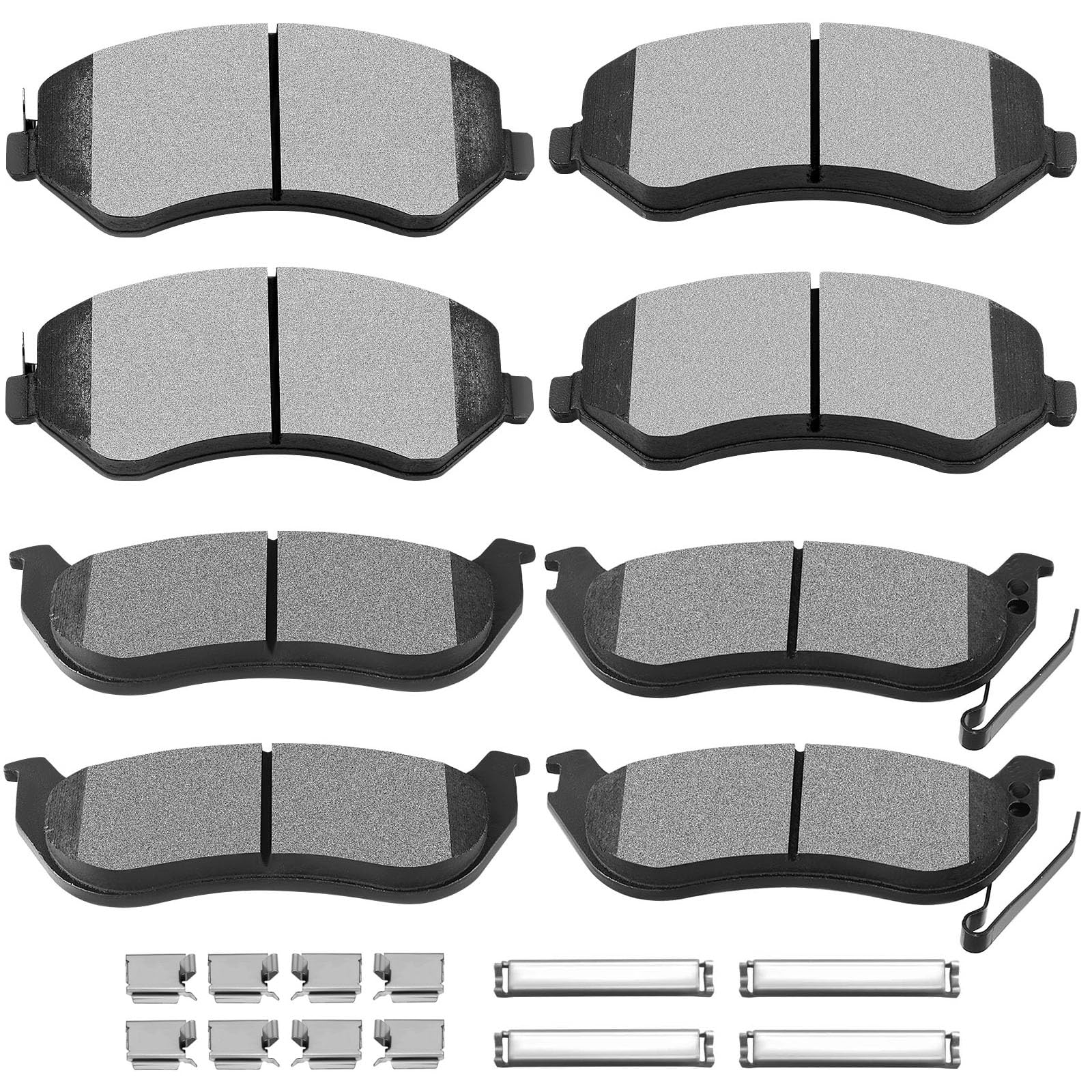 Scitoo D856 D981 Front Ceramic Rear Semi-Metal Brake Pad Sets Fit For Jeep Liberty 2003-2007