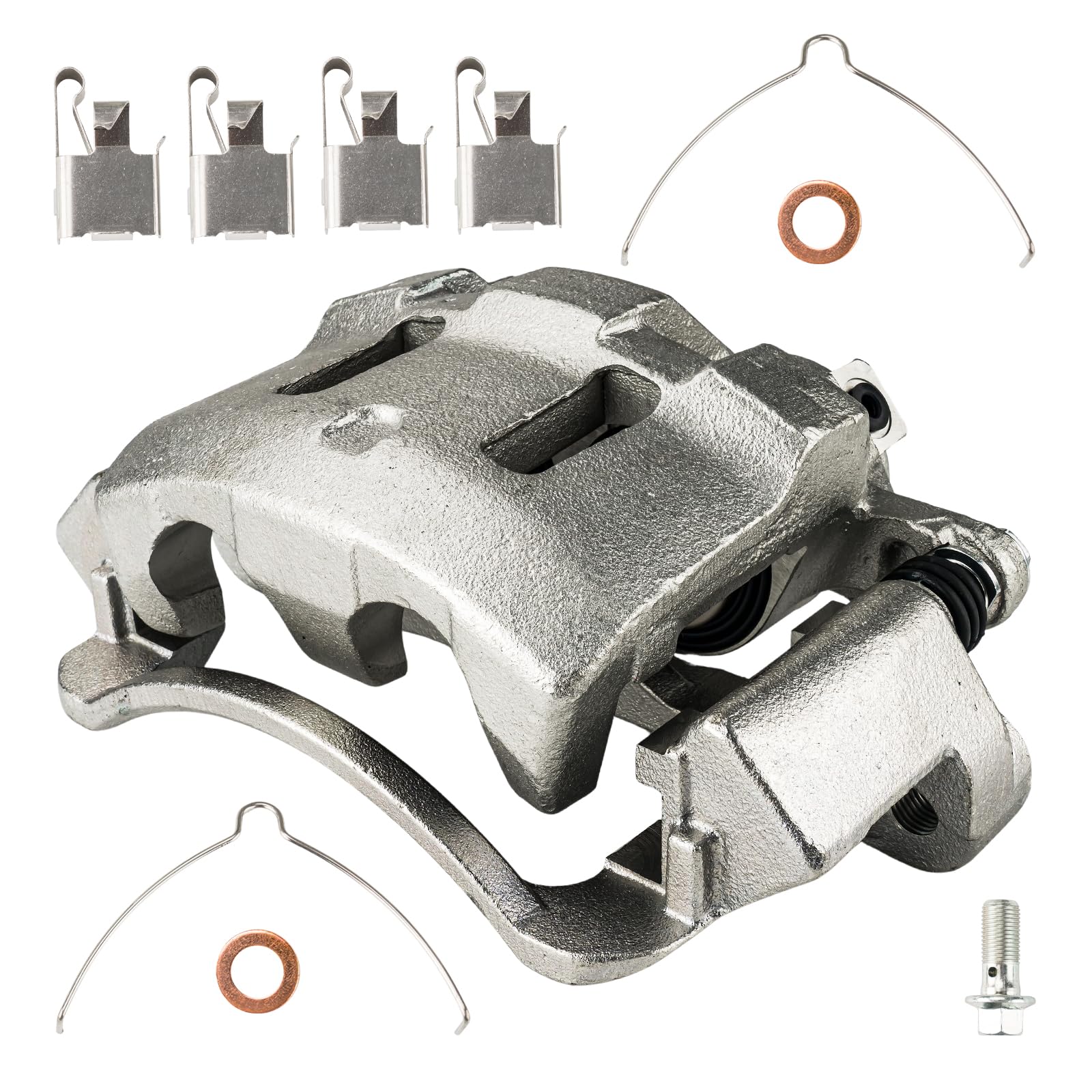 Kax Front Right Brake Caliper 18B4790 Compatible For F250 Super Duty 1999-2004, F350 Super Duty 1999-2004, Excursion 2000-2005,