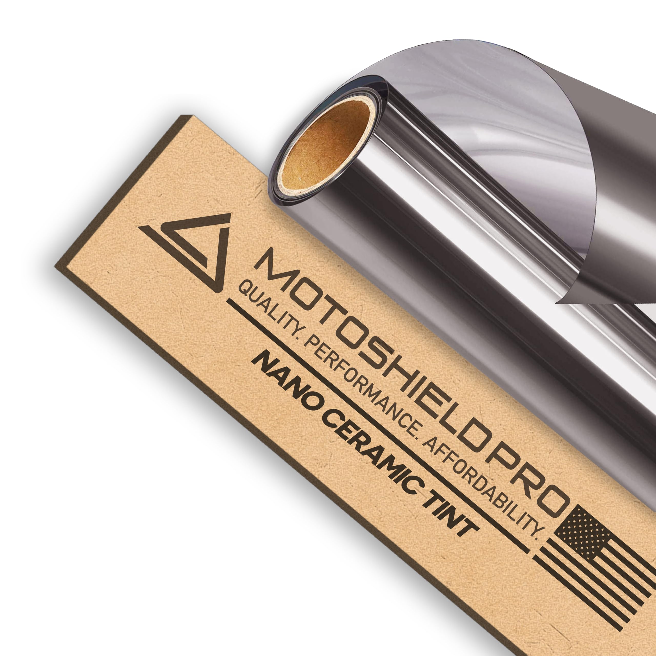 DIY-MotoShield Pro Premium Nano Ceramic Tint (35% VLT) 30    in x 10 ft Roll | Professional Window Film for Auto, Reduce Infrare