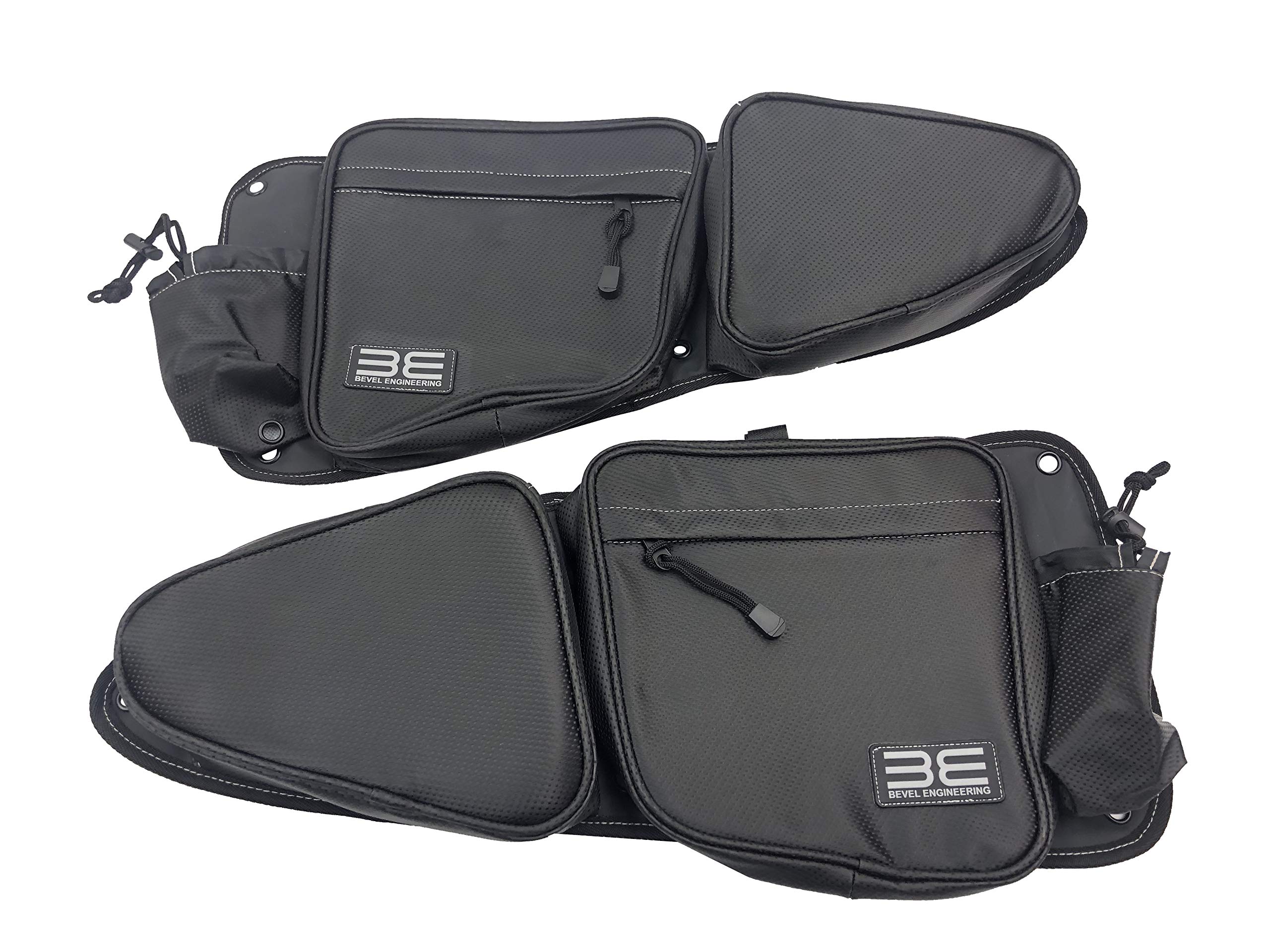 Bevel Engineering Side Door Bags, Compatible With Polaris RZR XP 1000 900XC S 900 Front Passenger And Driver Side Storage Bag wi
