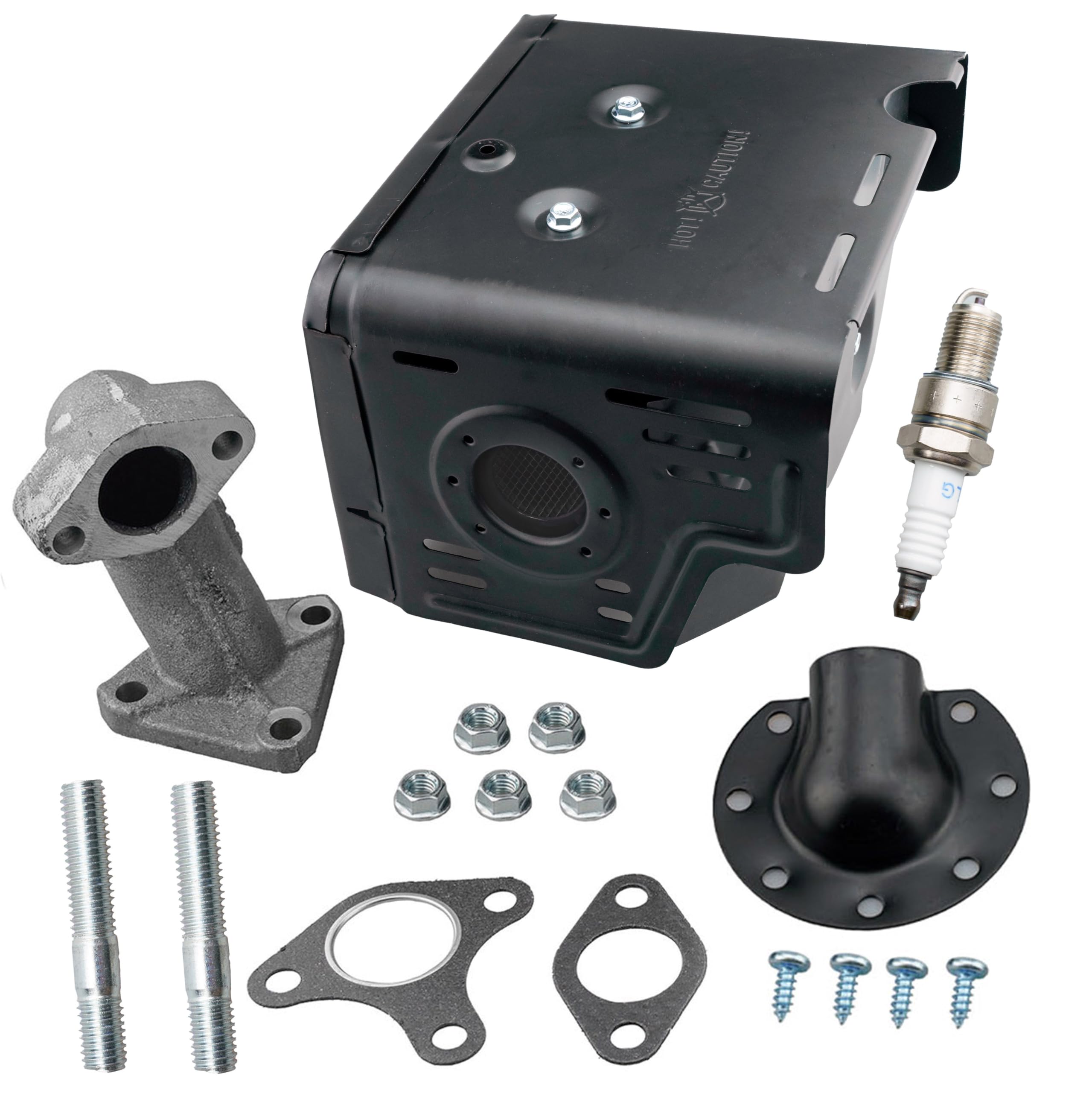 Tapa Muffler Exhaust Pipe Deflector Kit For Honda Gx340 11Hp Gx390 13Hp Gx420 16Hp Engine